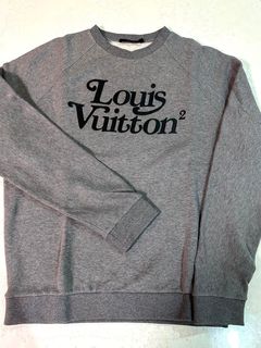 Louis Vuitton Nigo Grey Heart Logo Sweater