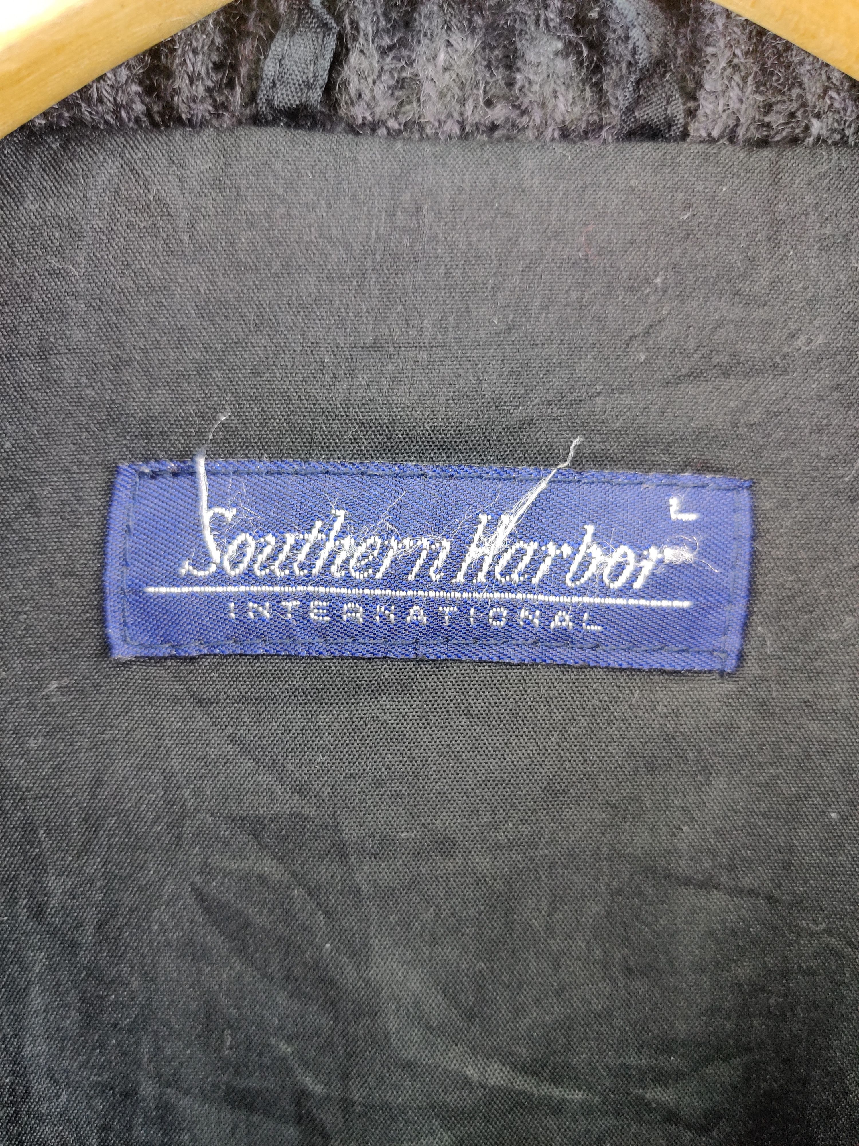 Japanese Brand Vintage Southern Harbor Zipper Knit Sweater Nice Design Size US L / EU 52-54 / 3 - 8 Thumbnail