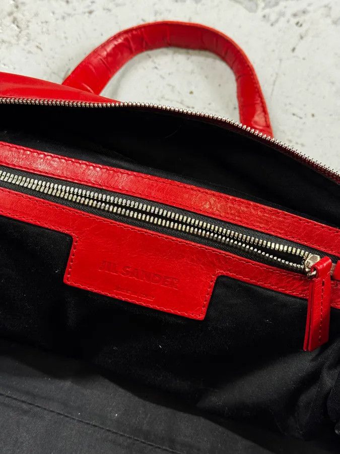 Jil Sander Jil Sander Red Tactical Multi-Pocket Handle Bag Size ONE SIZE - 11 Thumbnail
