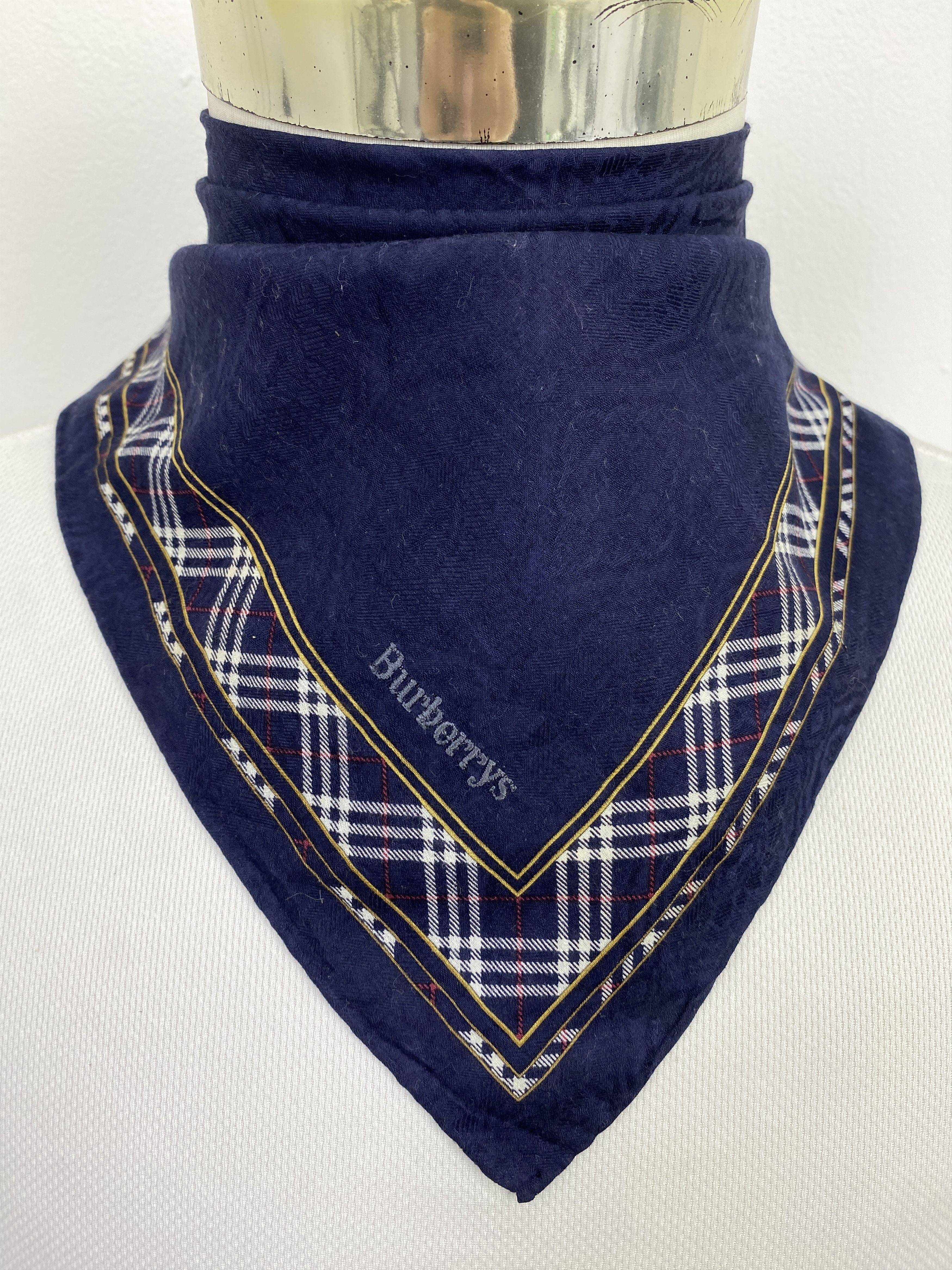 Burberry Vintage Burberry Handkerchief / Neckerchief KT0243 Size ONE SIZE - 2 Thumbnail
