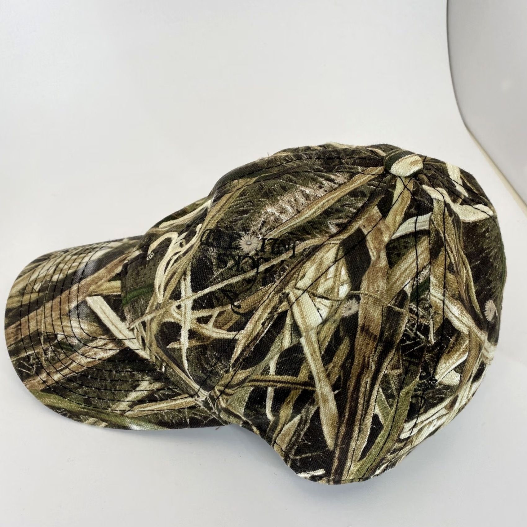 Vintage Outdoor Cap Ducks Unlimited Hat Camouflage Adjustable Real Tree Camo Baseball Cap Men Adjustable Sloped Casual Size ONE SIZE - 6 Thumbnail