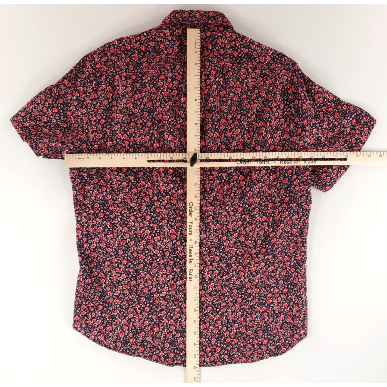 J.Crew J. Crew Shirt Short Sleeve 100% Linen Button Up Slim Flowers Pattern Mens M Multicolor Shirt Size US M / EU 48-50 / 2 - 6 Thumbnail