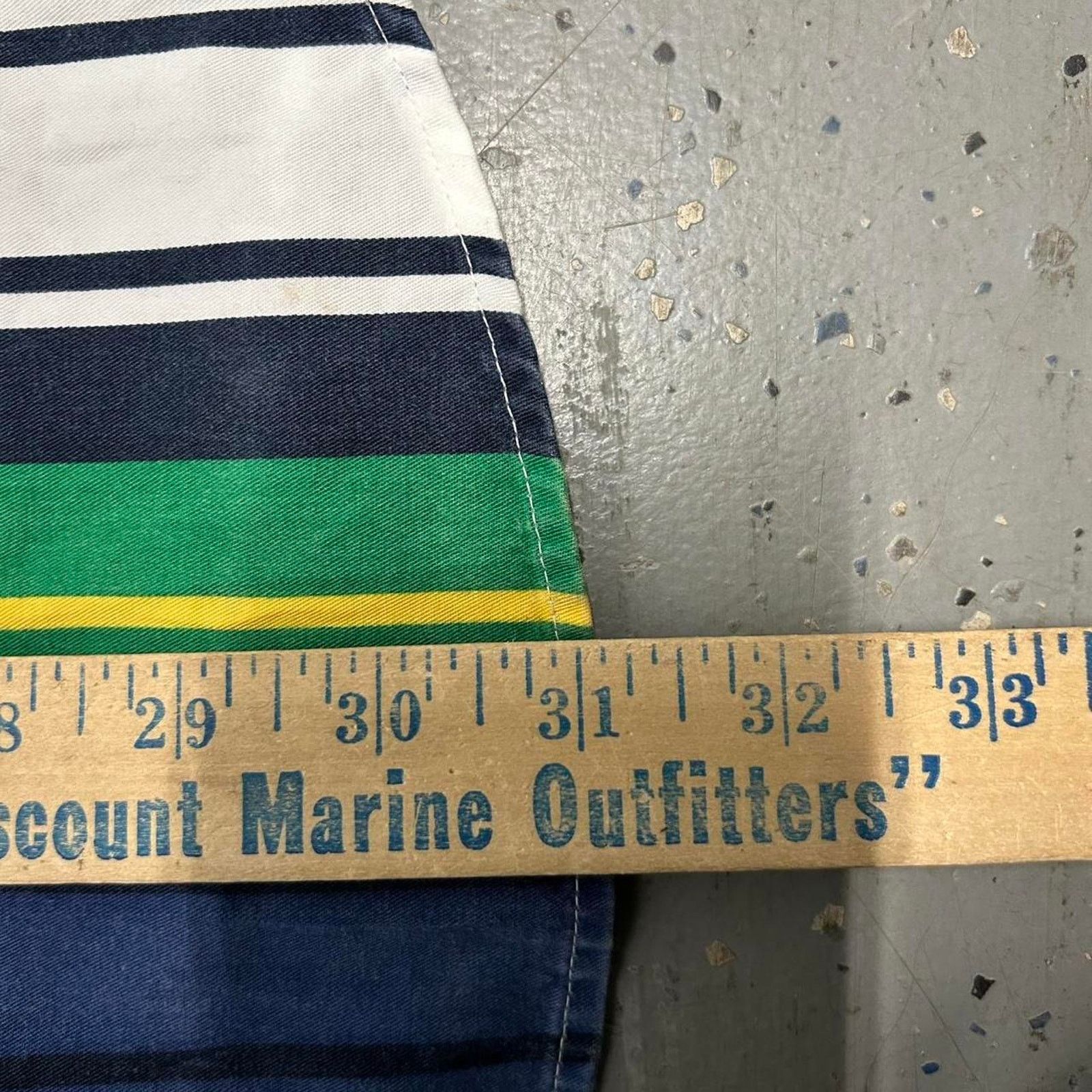 Nautica VTG/Y2K Nautica Green striped button-up long sleeve shirt Size US L / EU 52-54 / 3 - 5 Thumbnail