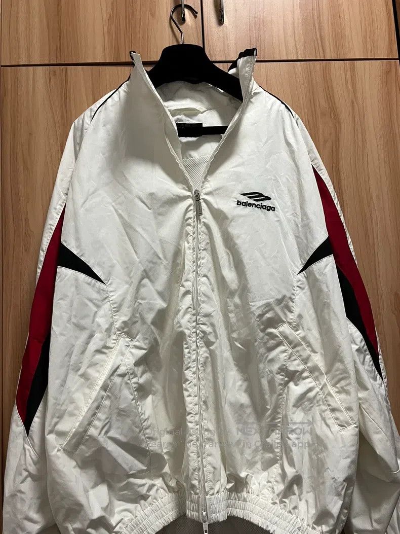 Other Balenciaga Color-blocked logo pattern zip-up long sleeve j Size US S / EU 44-46 / 1 - 1 Thumbnail