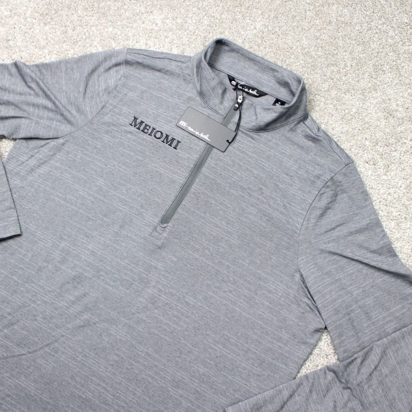 TravisMathew Travis Mathew Sweatshirt NWT Womens XL Gray Crestview 1/4 Zip Golf Long Sleeve Size XL / US 12-14 / IT 48-50 - 3 Thumbnail
