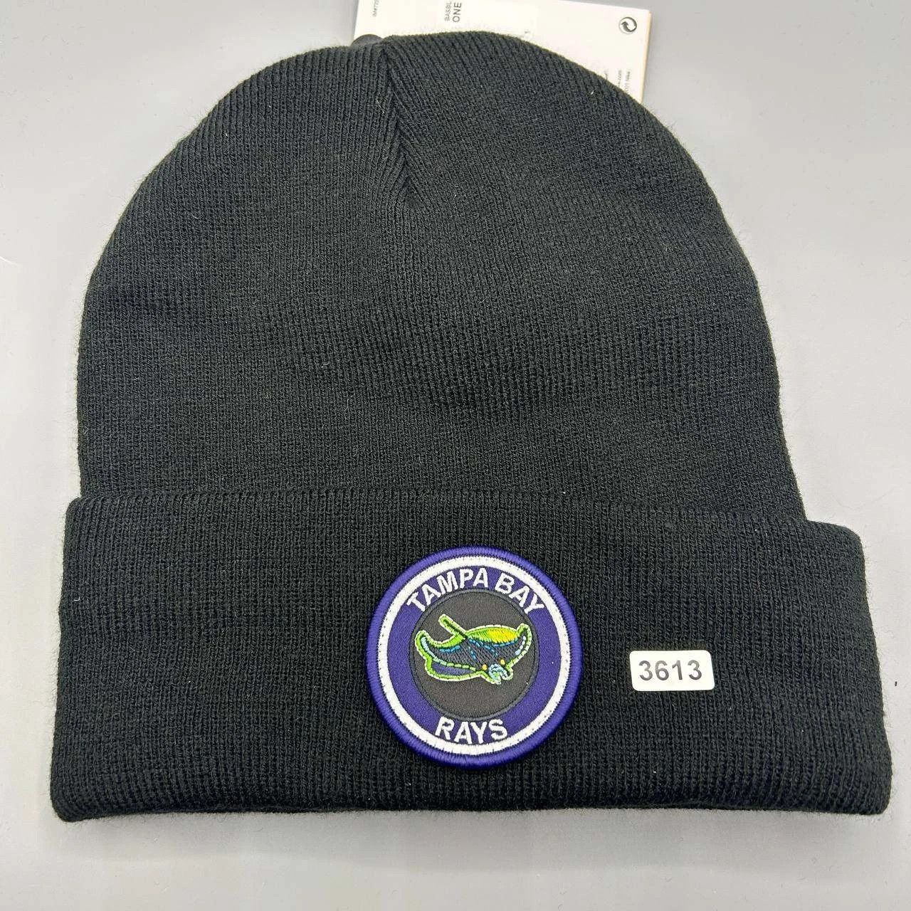 Nike Tampa Bay Devil Rays x Nike Hat Men Black Cuffed Beanie Cap Size ONE SIZE - 4 Thumbnail