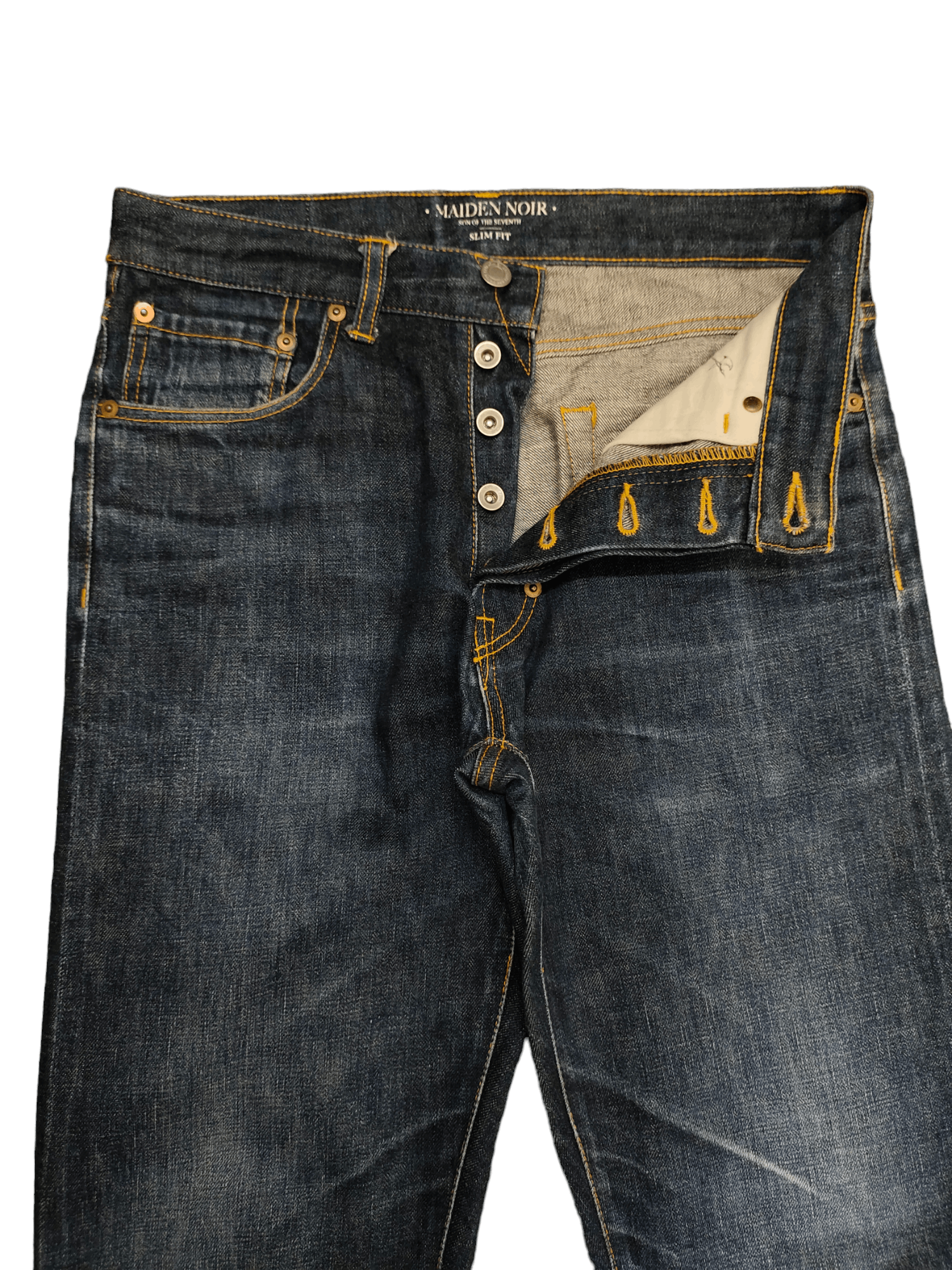 Helmut Lang Maiden Noir Japan Slim Fit Selvedge Jeans Helmut Lang Style Size US 30 / EU 46 - 9 Thumbnail