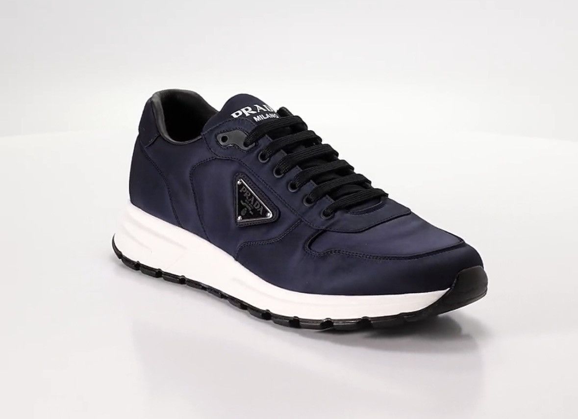 Prada Prada Men's Prax Triangle Logo Nylon Low-Top Sneakers Size US 11 / EU 44 - 5 Thumbnail