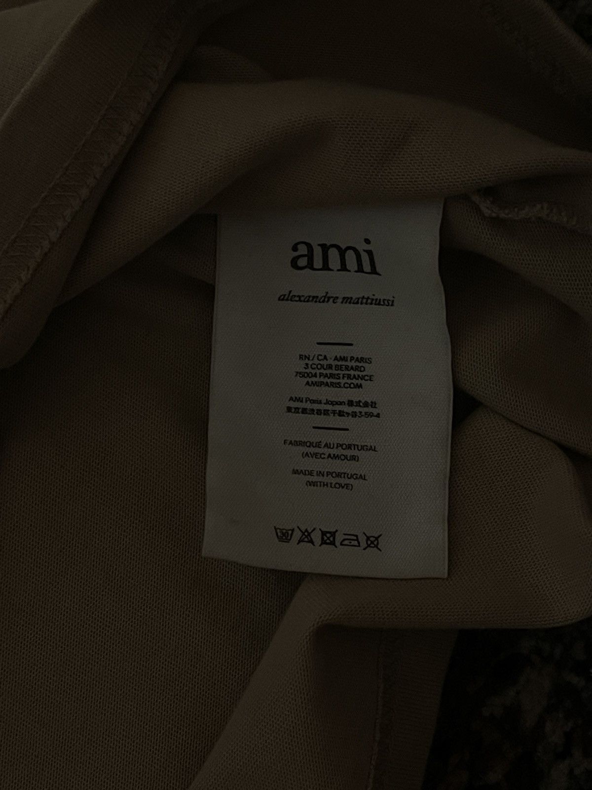 AMI × Other Ami Beige Monochrome Tshirt Size US M / EU 48-50 / 2 - 3 Thumbnail