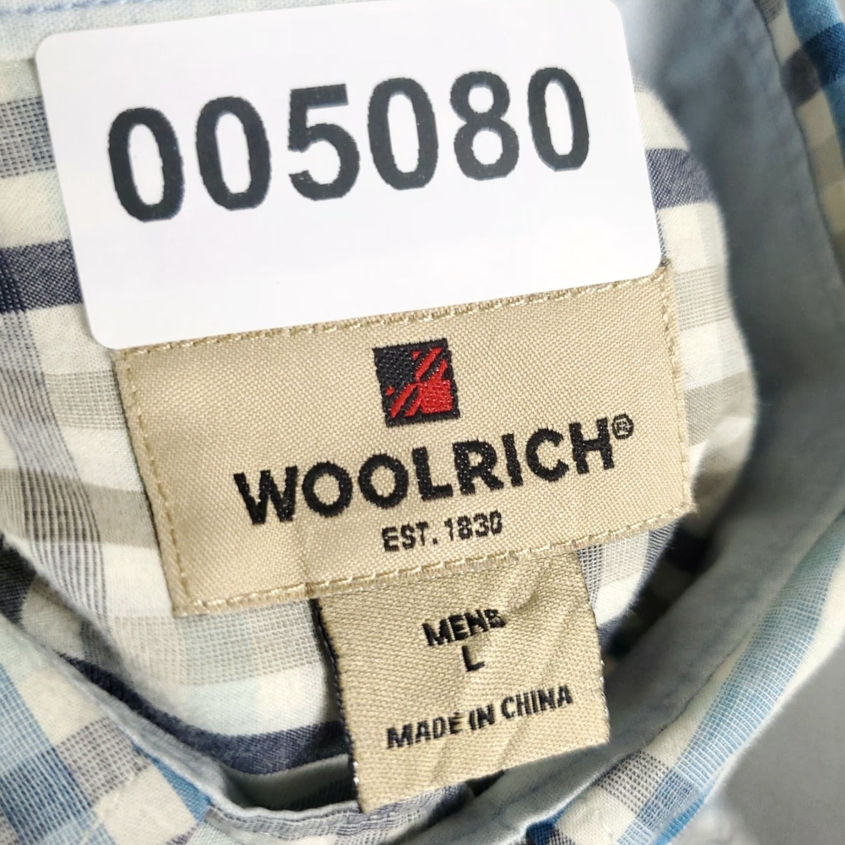 Vintage Woolrich Button-Up Shirt Beige Check Long Sleeve Cotton 2XL Regular Mens Casual Pocketed, Vintage? (If not vintage: omit) Size US XXL / EU 58 / 5 - 7 Thumbnail