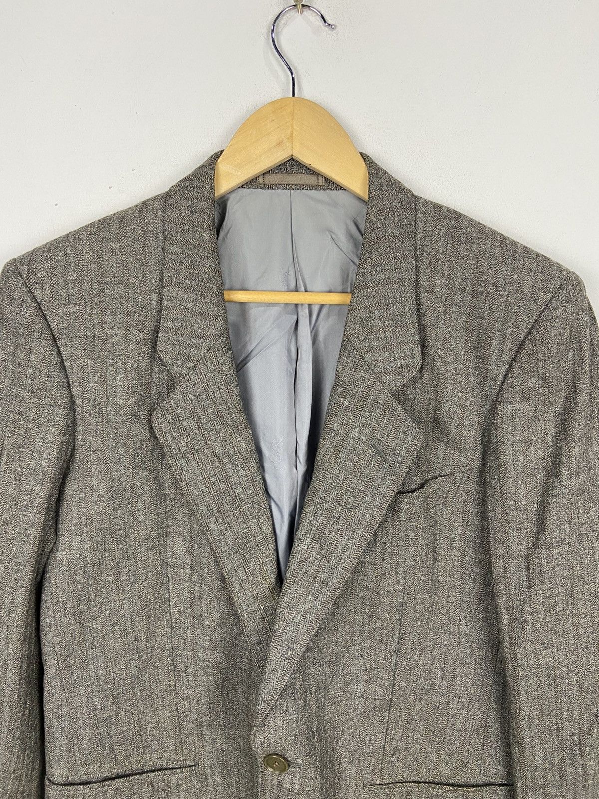 Yves Saint Laurent VINTAGE YVESTSAINTLAURENT HERRINGBONE COAT Size US L / EU 52-54 / 3 - 4 Thumbnail