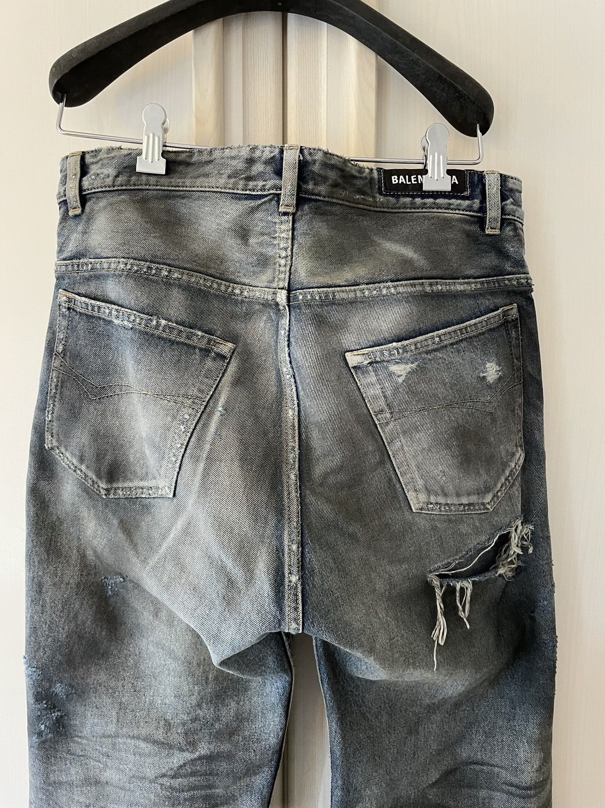Balenciaga *RARE* Slim Mud Show Distressed Jeans (S) Size US 30 / EU 46 - 6 Thumbnail