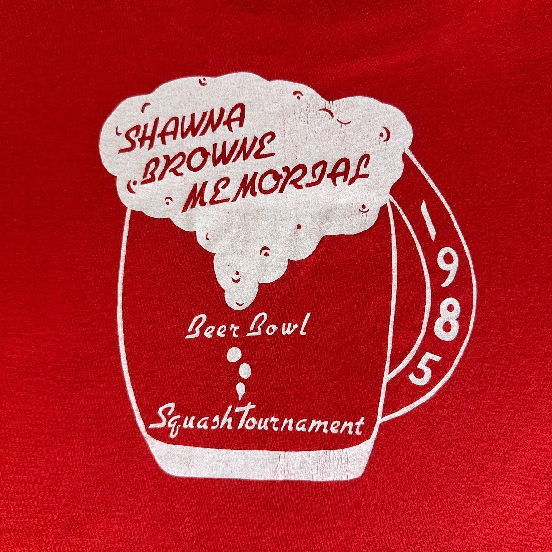 Vintage Vintage 80s Pittsburgh Squash Tournament T-Shirt Single Stit Size US M / EU 48-50 / 2 - 2 Thumbnail