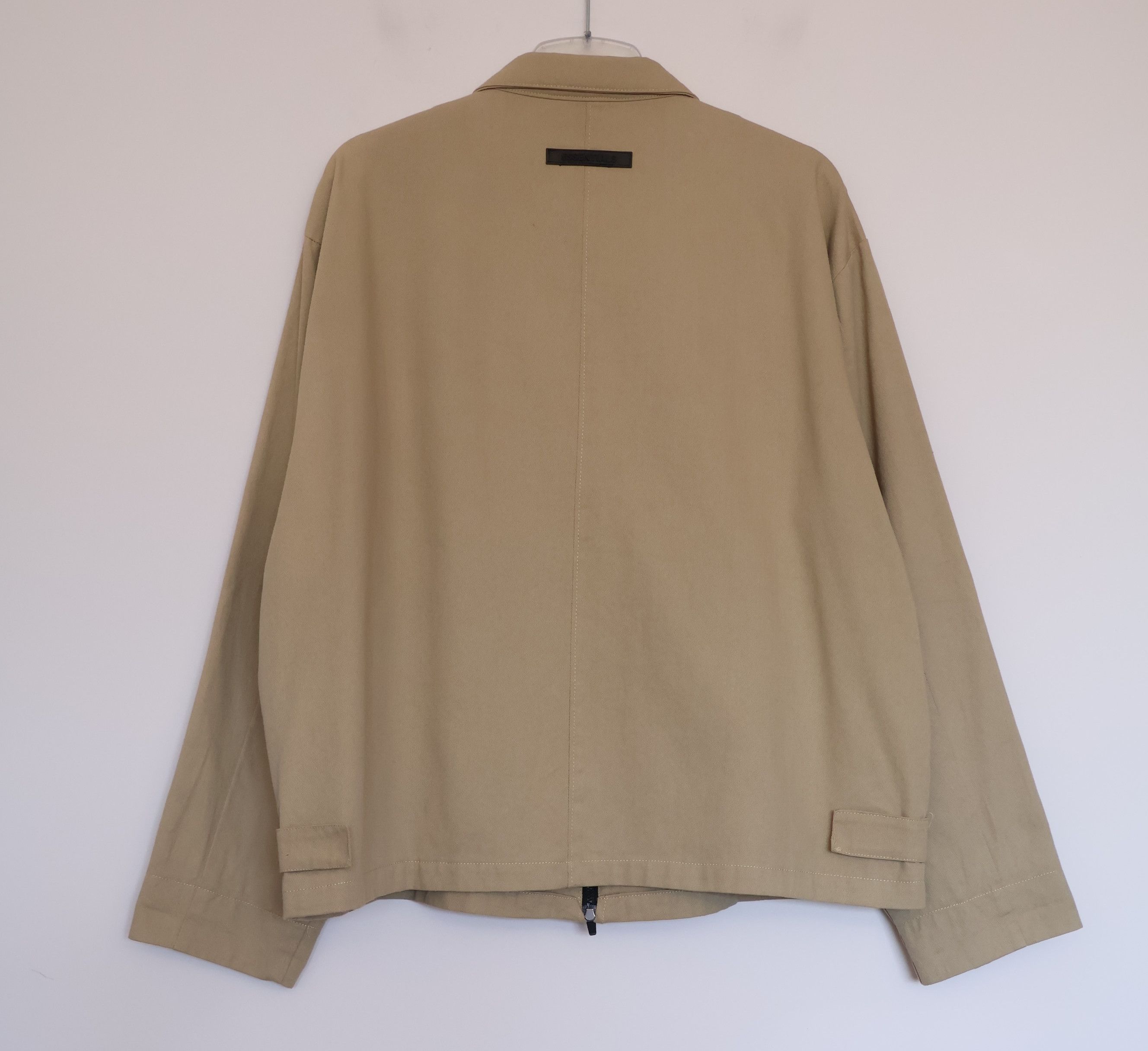 Fear of God Fear of God ESSENTIALS Beige Cotton Twill Jacket Size M Size US M / EU 48-50 / 2 - 5 Thumbnail