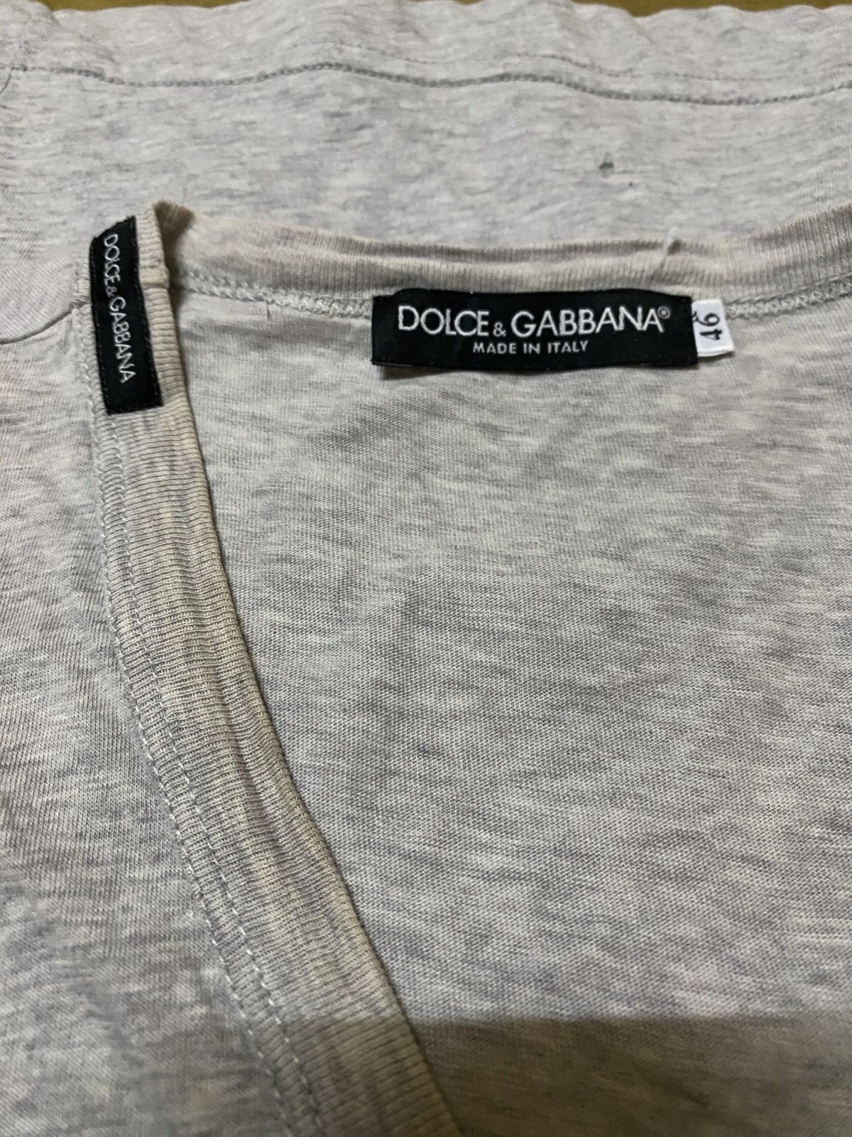 Dolce & Gabbana D&G Fall/Winter 2005 Grey V Neck Sequined Superman Big Logo Size US M / EU 48-50 / 2 - 9 Thumbnail