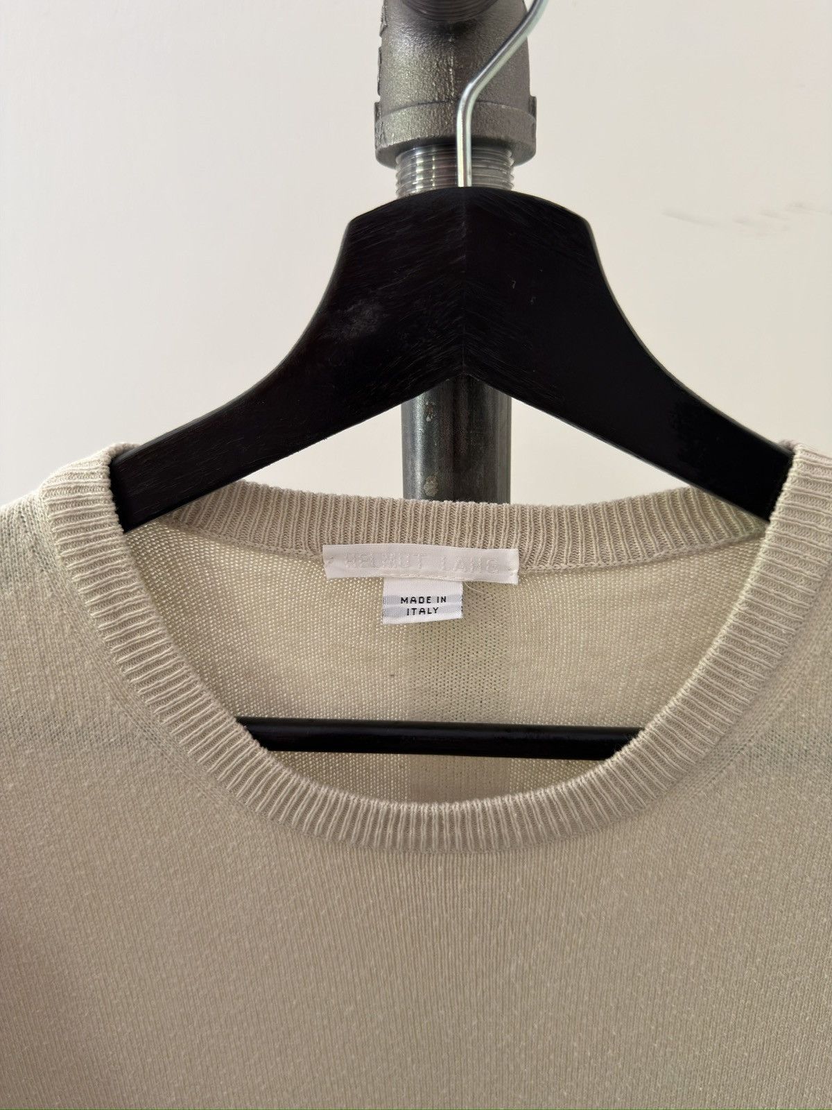 Helmut Lang ‘90s Silk Knit Crewneck Sweater Size US S / EU 44-46 / 1 - 3 Thumbnail