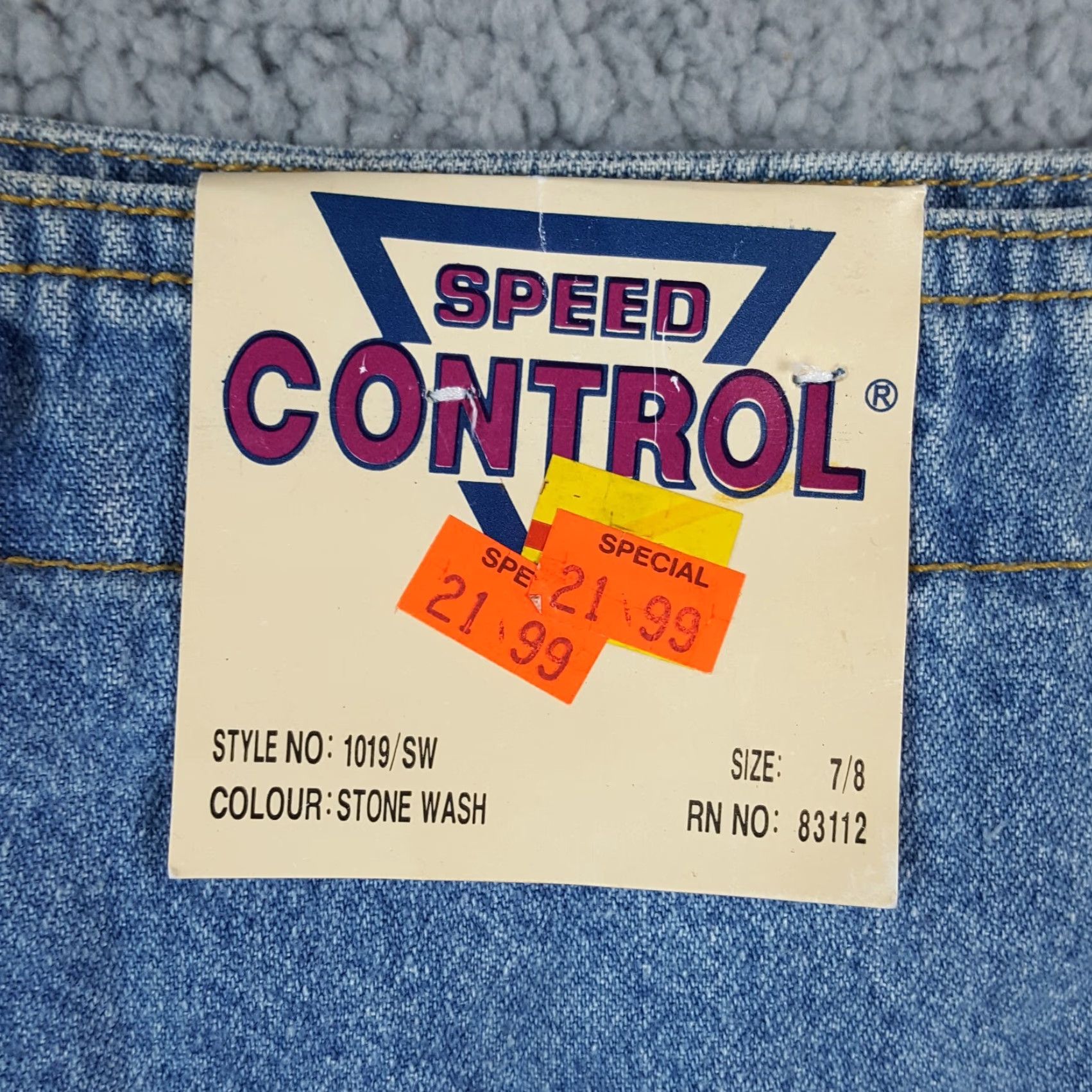 Denime Vintage 80s Denim Pencil Midi Women's Size 7/8 Retro Western Jean Skirt Button Size 30" / US 8 / IT 44 - 3 Thumbnail