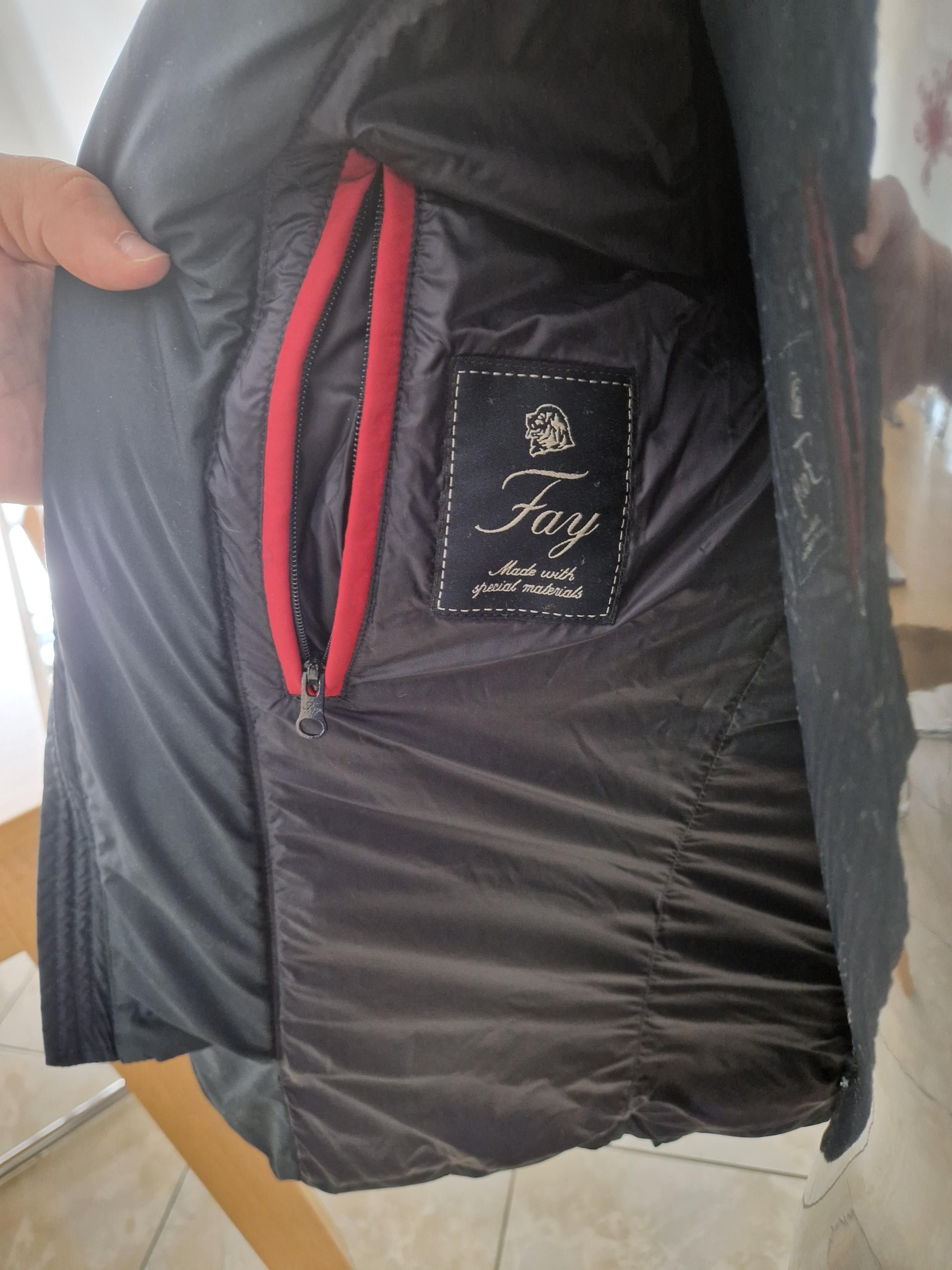 Fay Fay Double Front Quilted Down Jacket – Navy Blue – Size S Size US S / EU 44-46 / 1 - 3 Thumbnail