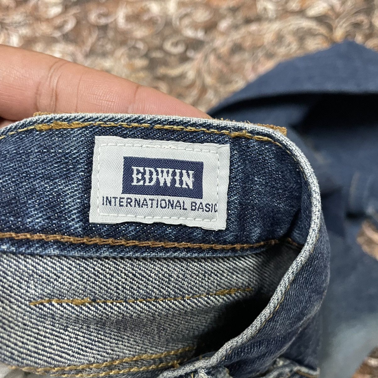 Edwin 🔥Vintage Edwin 404 Washed Regular Fit Distress Denim Jeans Size US 36 / EU 52 - 13 Thumbnail