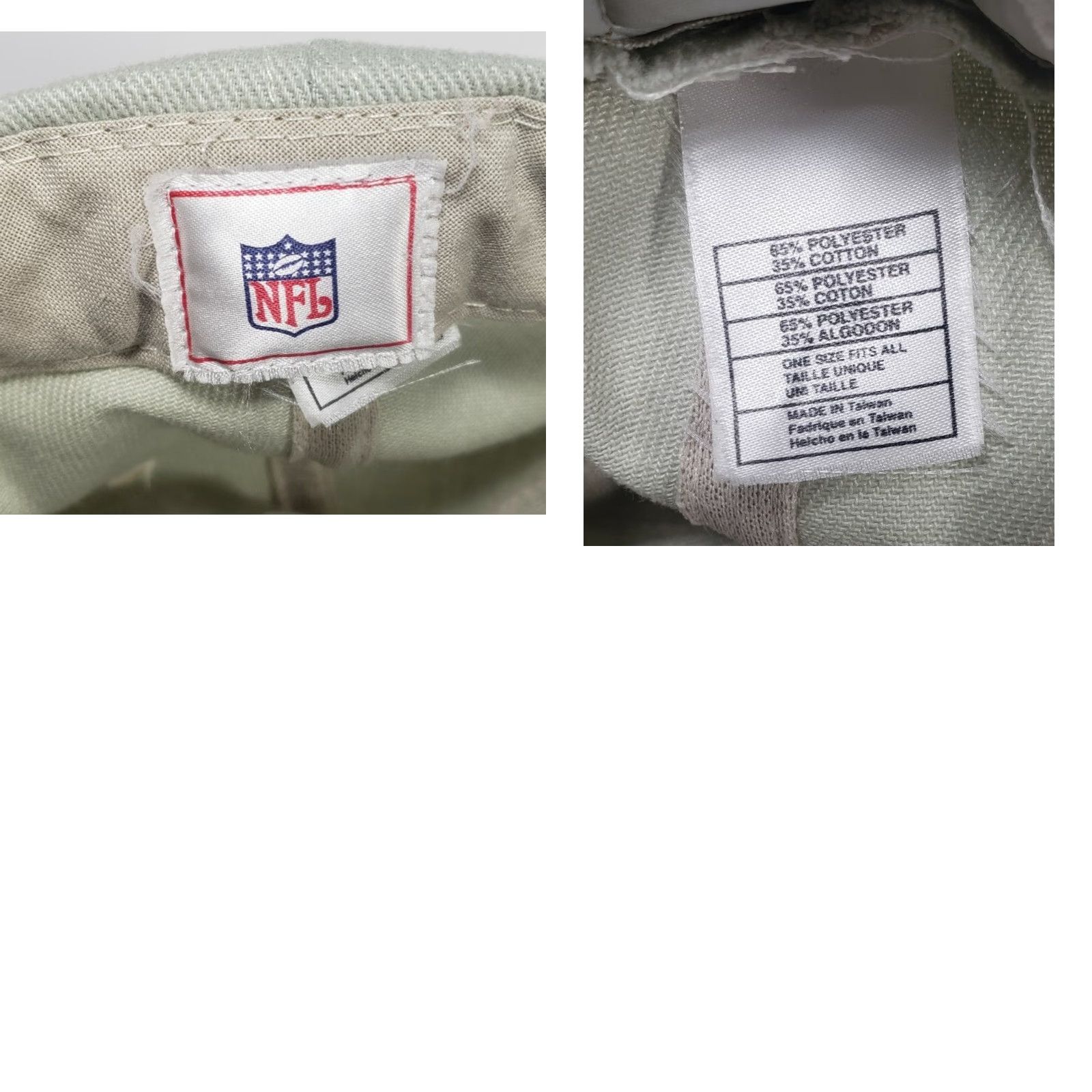 NFL VINTAGE NFL Kansas City KC Baseball Style Hat Cap With Strap Beige 90's Mens Adjustable Hat Cap Beige KC Football Style Cap Size ONE SIZE - 8 Thumbnail