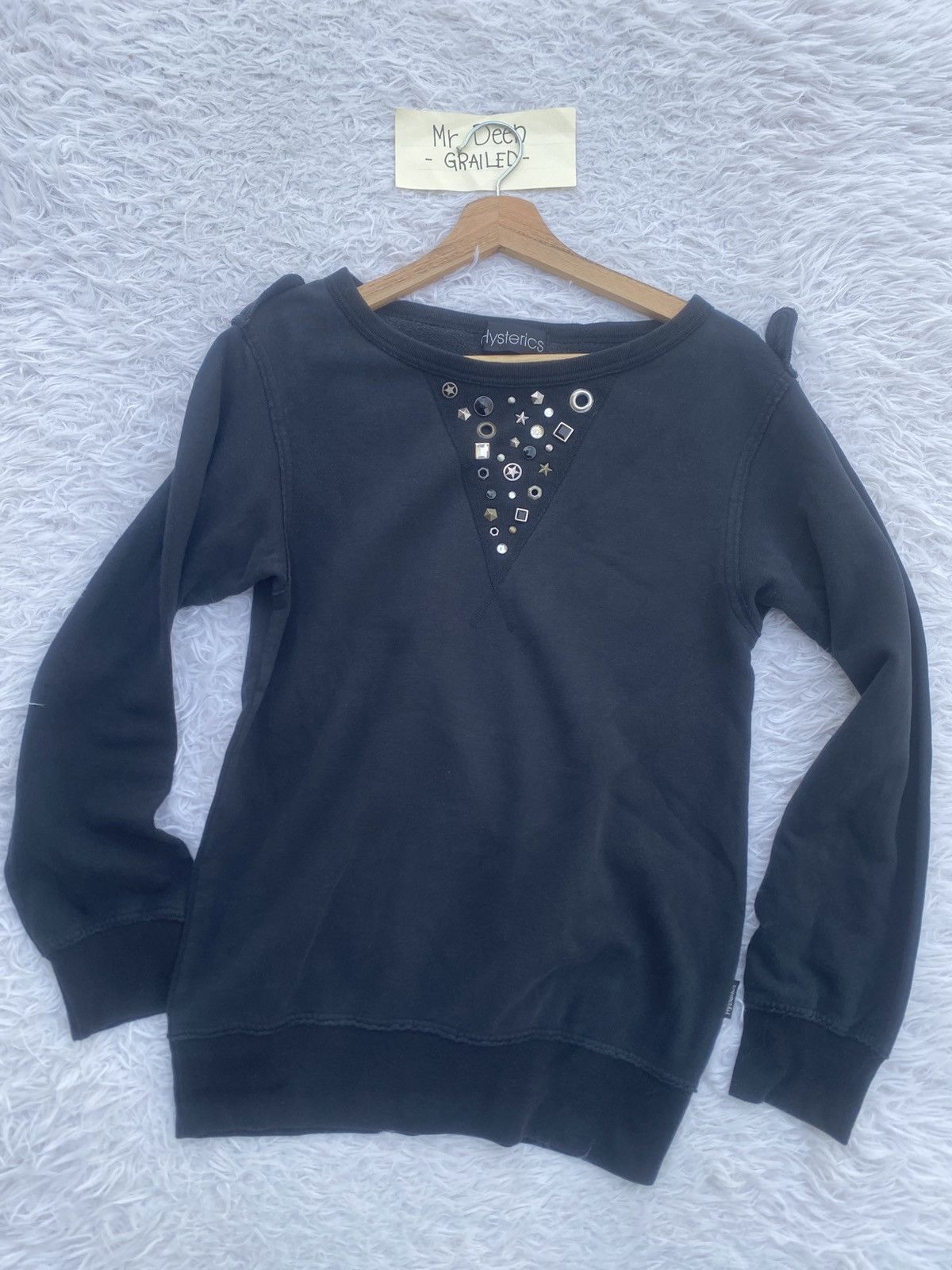 Hysteric Glamour Rare Hysteric Glamour Japanese Brand Studded Sweater Size S / US 4 / IT 40 - 1 Thumbnail