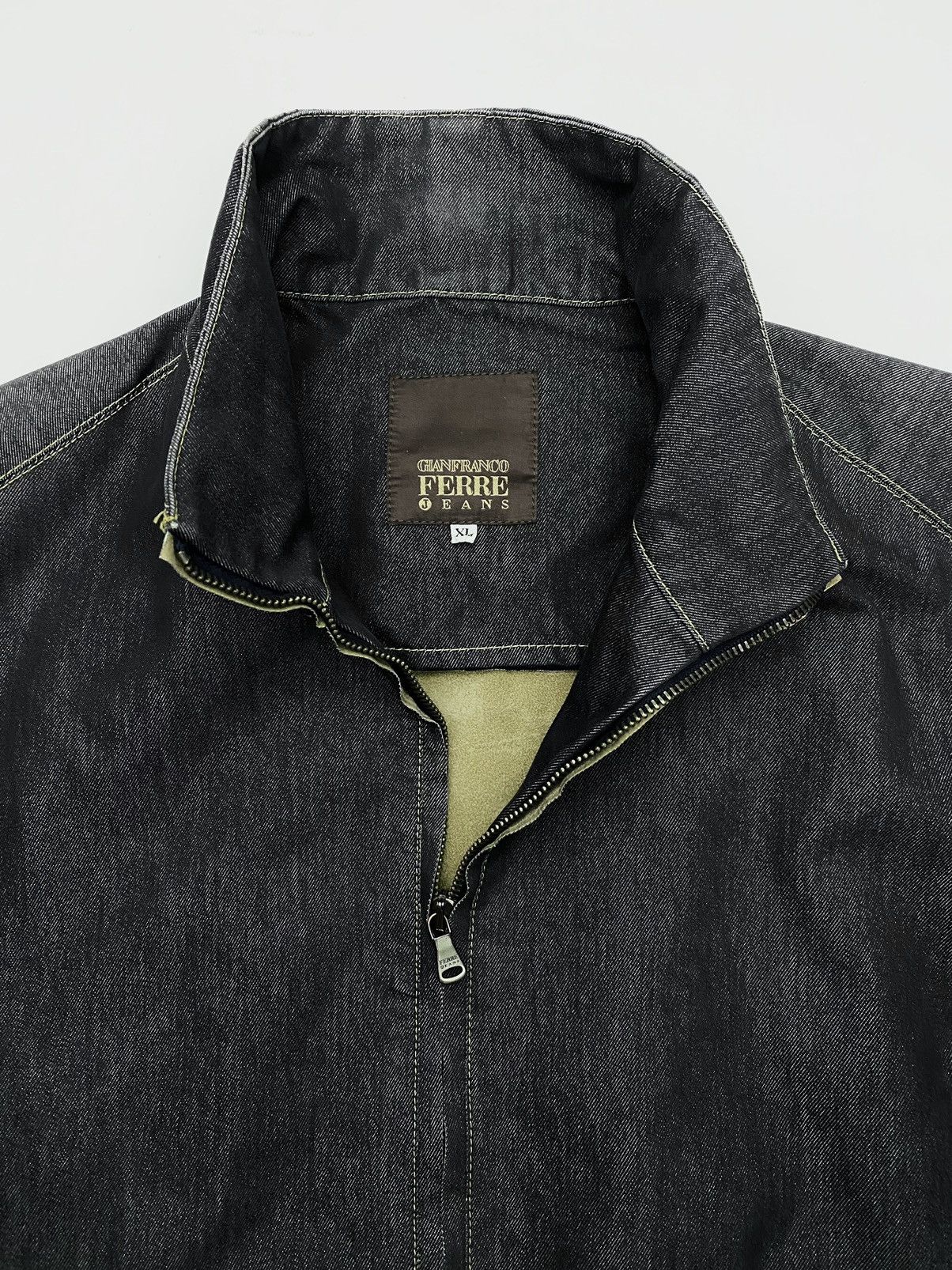 Gianfranco Ferre Gianfranco Ferre vintage 90’s denim jacket Size US XL / EU 56 / 4 - 4 Thumbnail