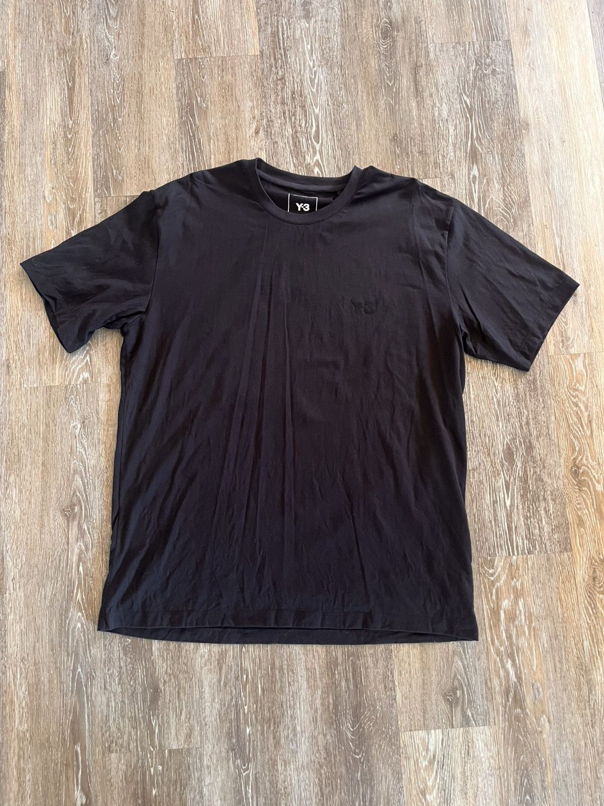 Y-3 Y-3 black logo tee Size US XL / EU 56 / 4 - 1 Thumbnail