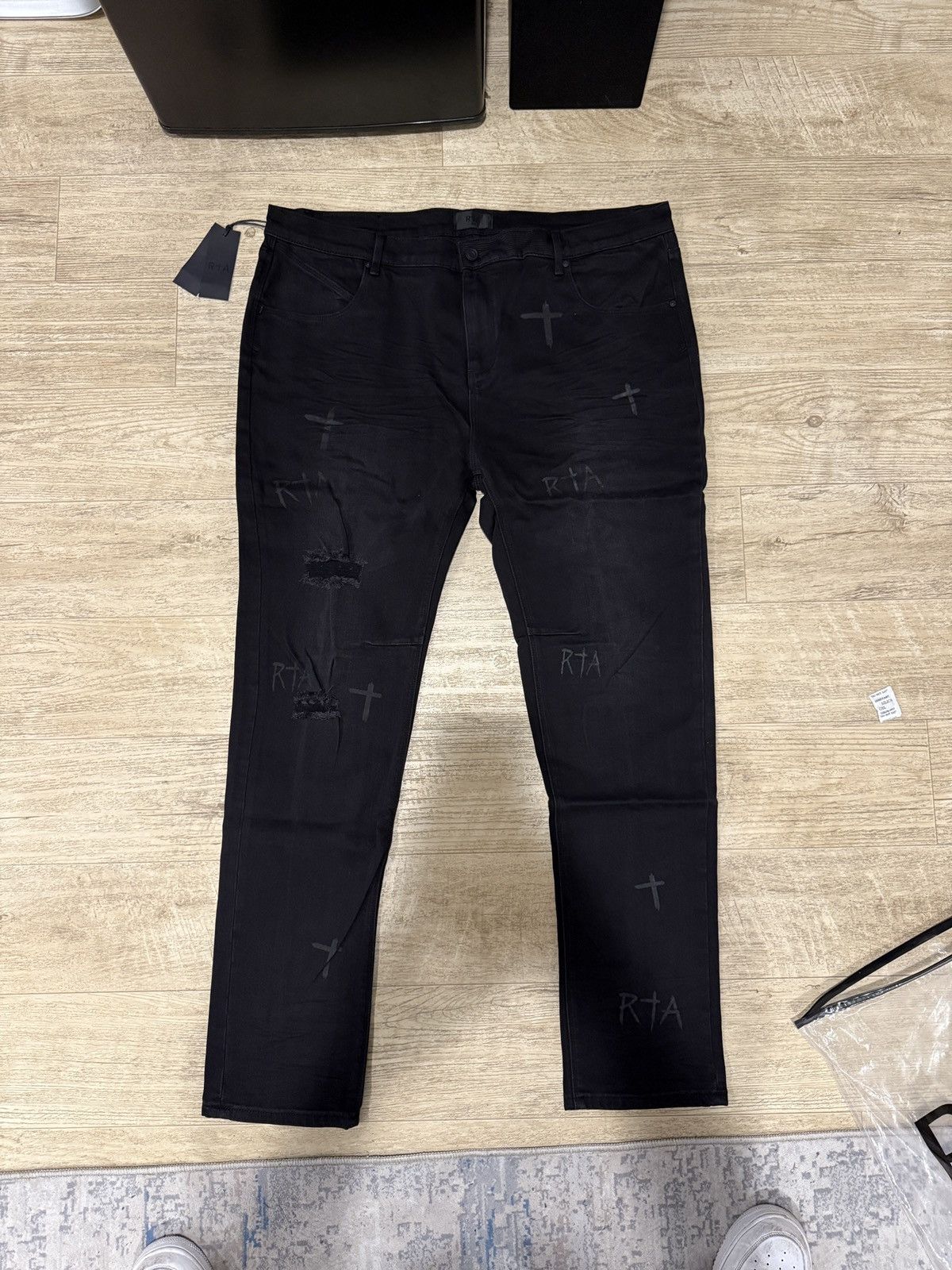 Rta RtA All over print Denim jeans Size US 40 / EU 56 - 5 Thumbnail