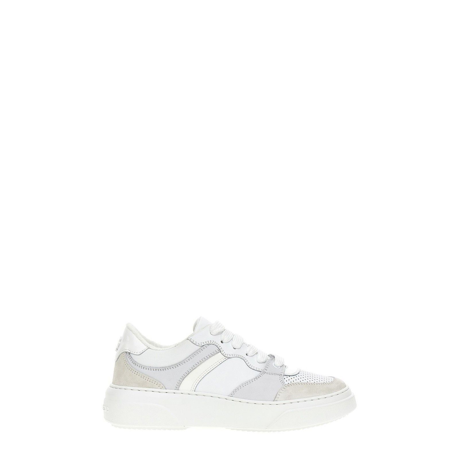 Dsquared2 DSQUARED2 Bumper White Leather Sneakers New & Authentic (Wom Size US 9 / IT 39 - 4 Thumbnail
