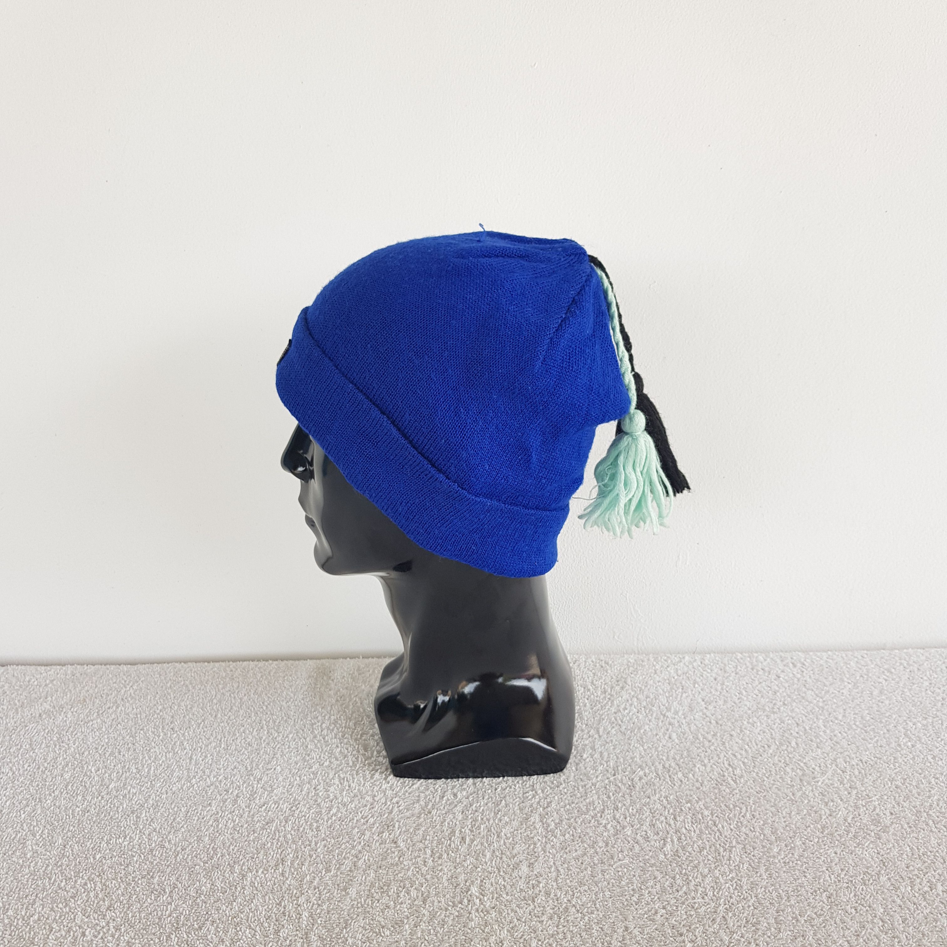 Descente Vintage 90s Descente Beanie Ribbed Snow Caps Hats. Size ONE SIZE - 4 Thumbnail