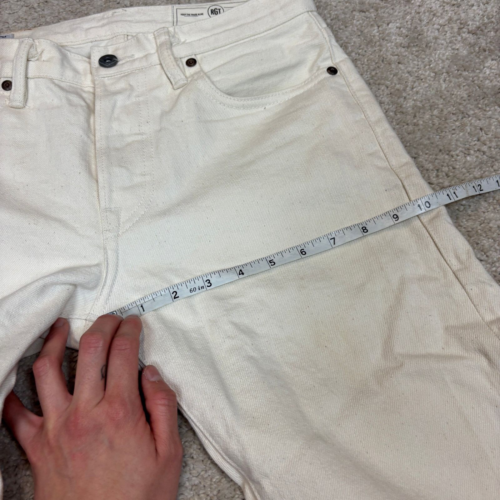 Rogue Territory Rogue Territory RGT Slim Straight Selvedge Jeans 29x28.5 Size US 29 - 8 Thumbnail