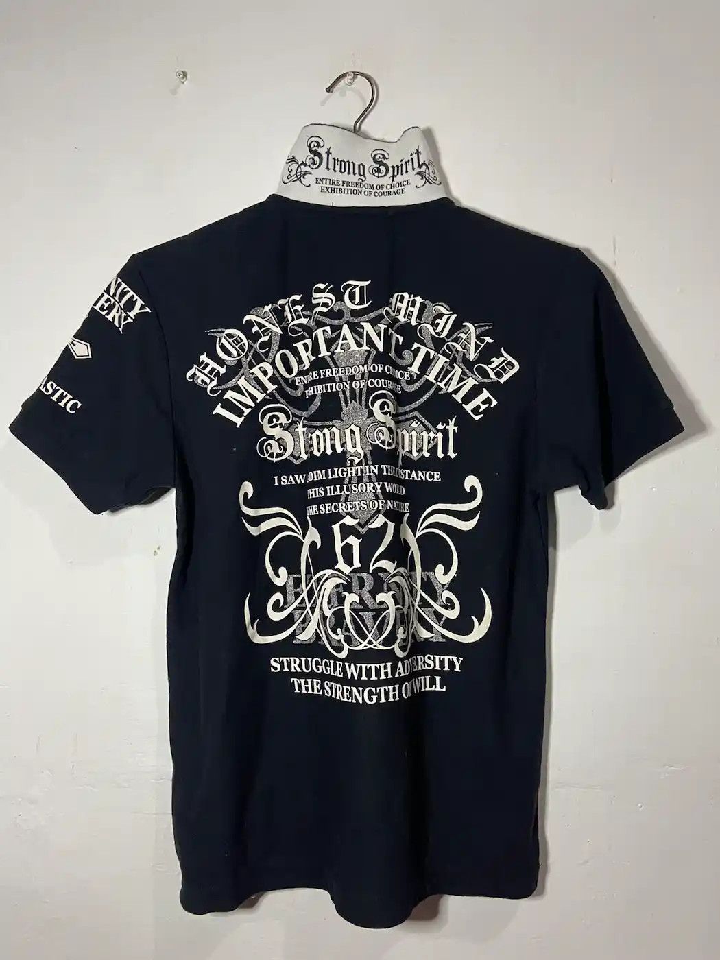 Beauty Beast × Japanese Brand Y2k Poem polo shirts Size US M / EU 48-50 / 2 - 1 Thumbnail