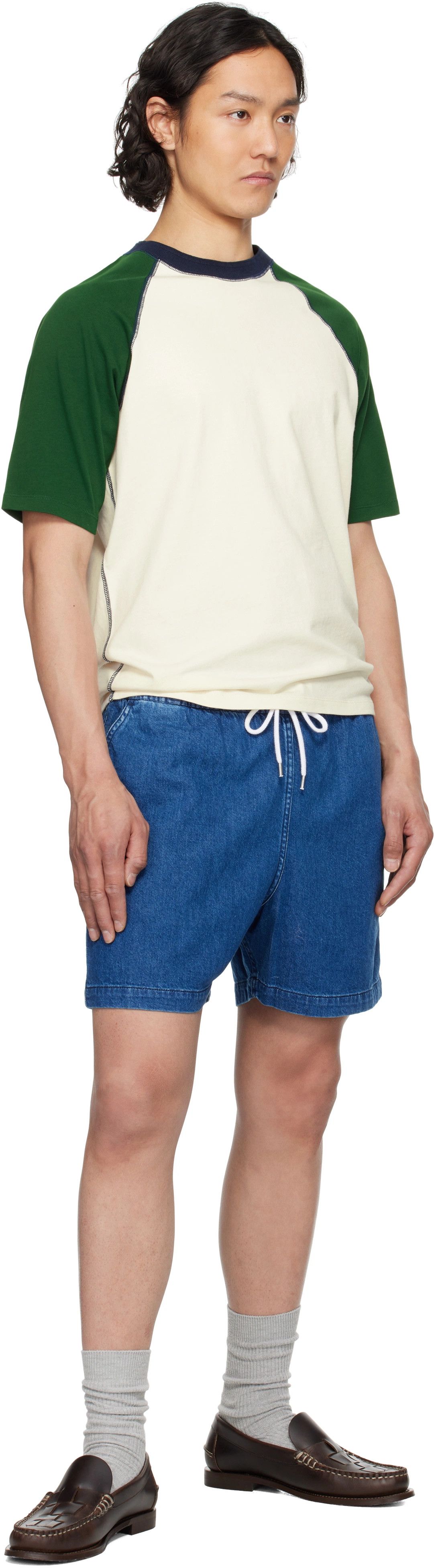 Drake's Stonewashed denim shorts Size US 32 / EU 48 - 1 Thumbnail