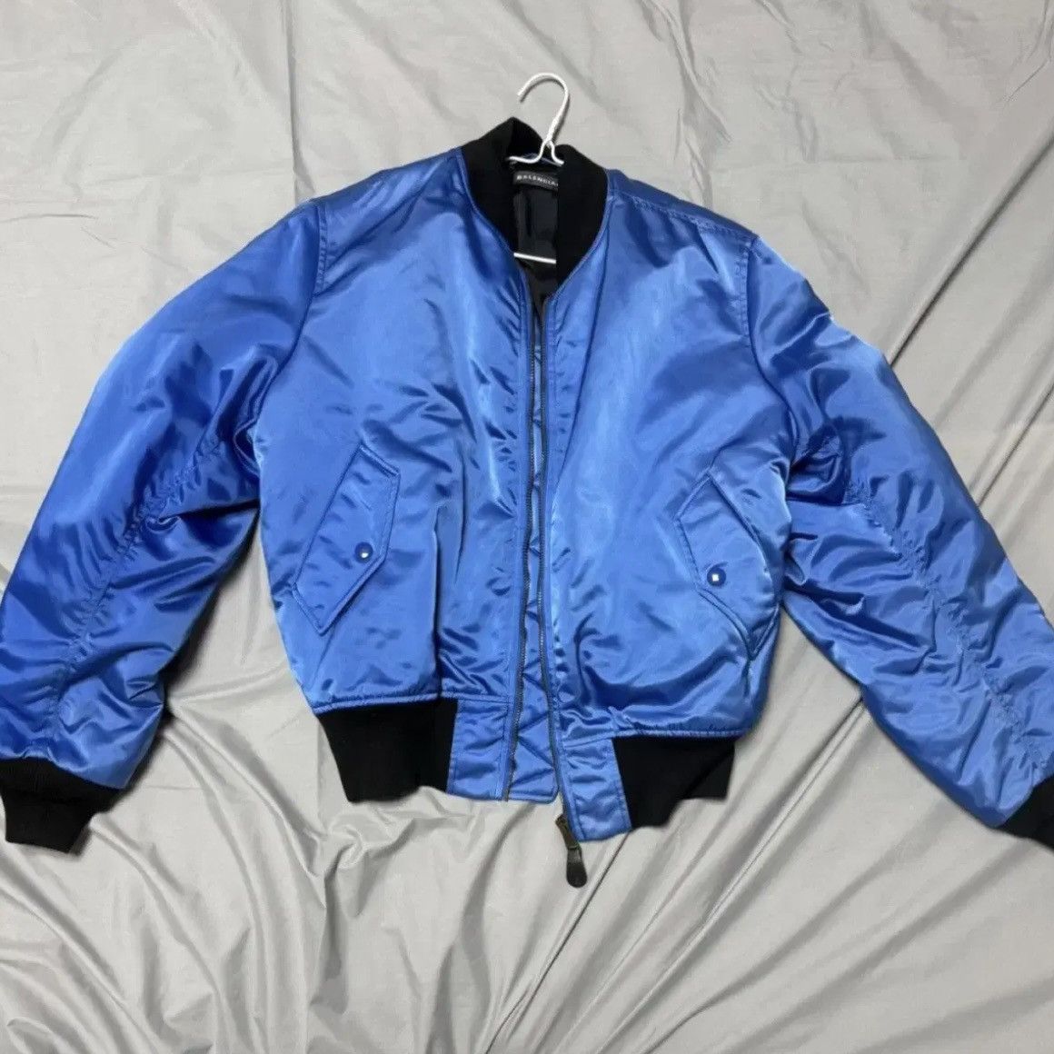 Balenciaga Balenciaga Wave Logo Bomber Jacket Size US S / EU 44-46 / 1 - 2 Thumbnail