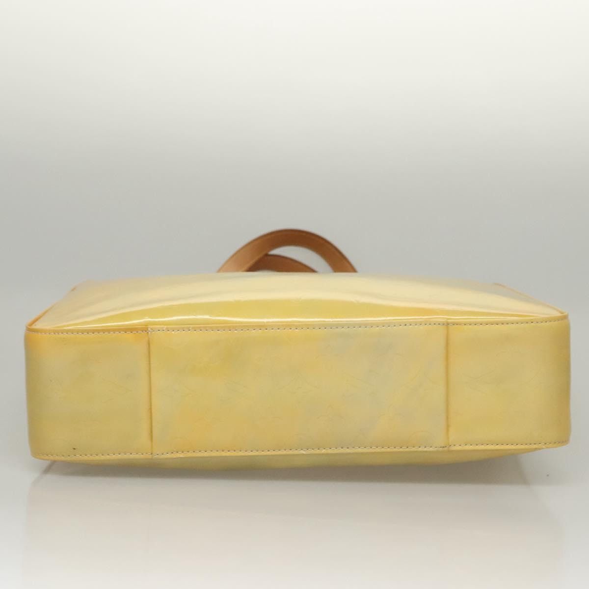 Louis Vuitton LOUIS VUITTON Monogram Vernis Columbus Tote Bag Gris M91028 Size ONE SIZE - 9 Thumbnail