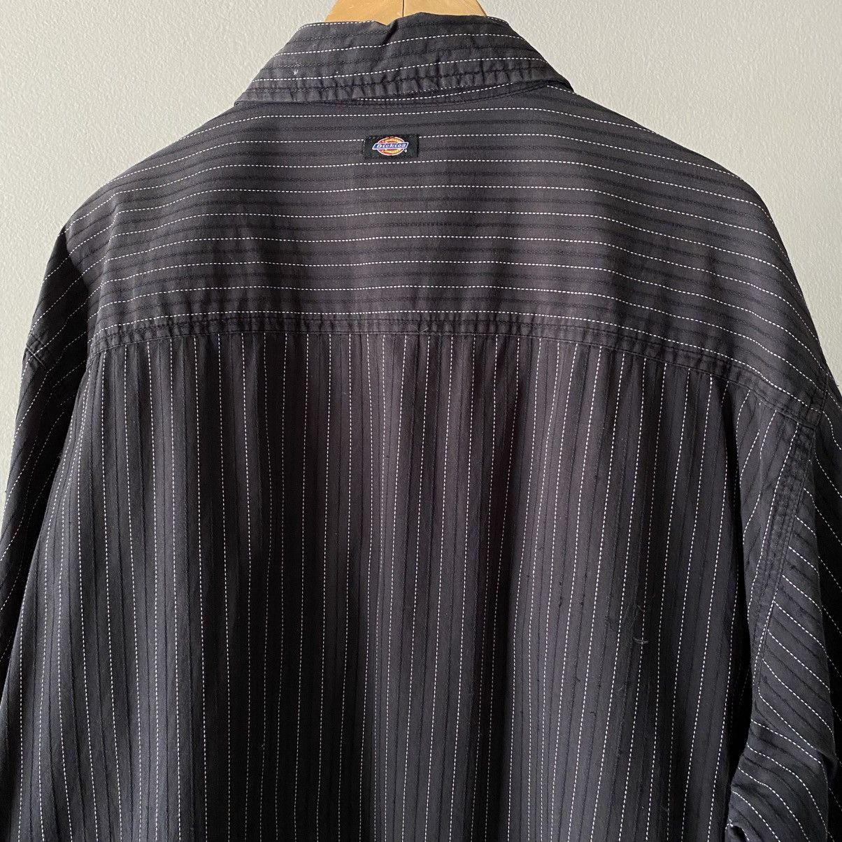 Dickies Dickies Black Shirt with White and Black Stitched Stripes Size US XXL / EU 58 / 5 - 4 Thumbnail