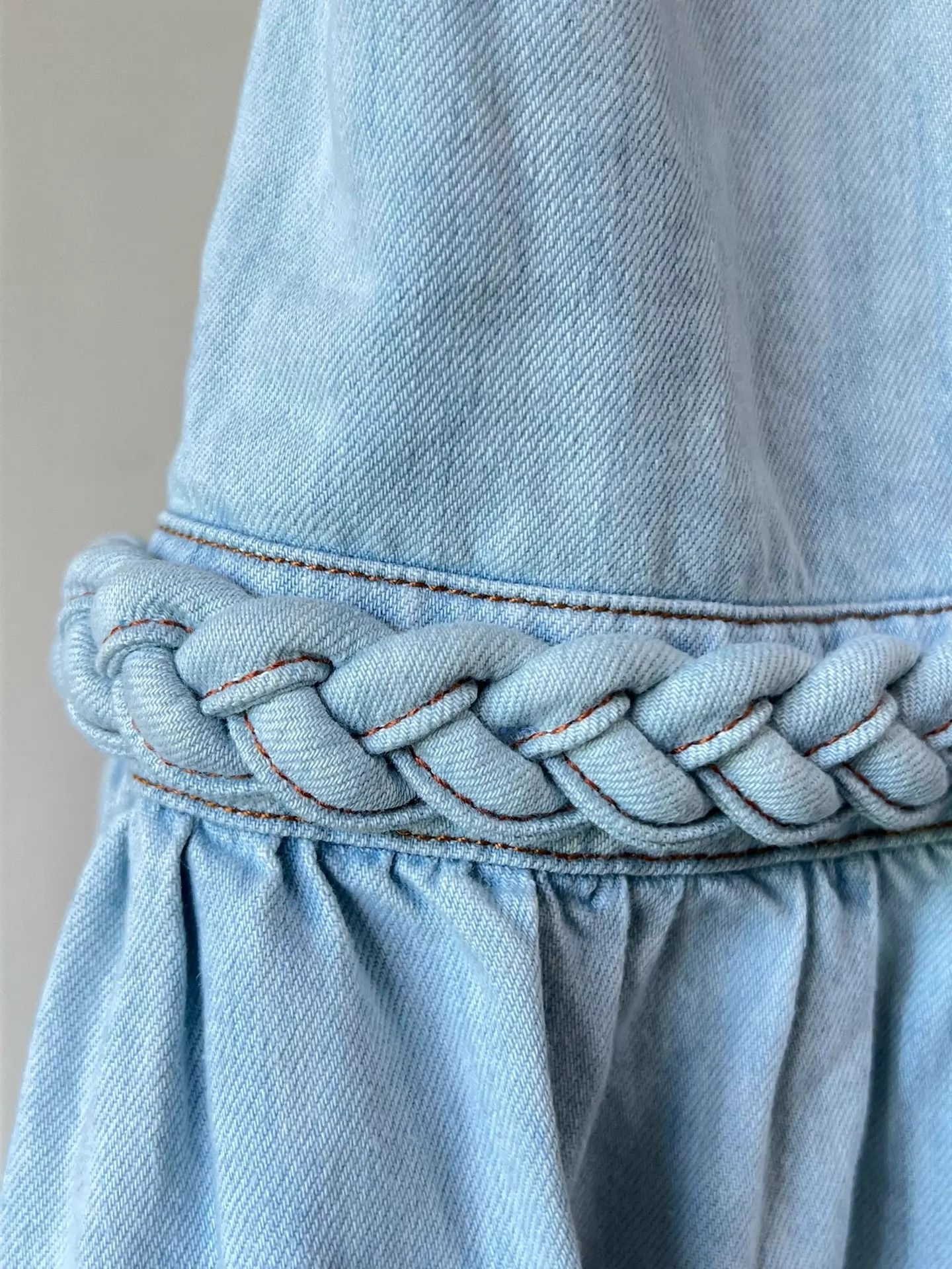 Valentino Valentino 04 Light Blue Denim Open Back Dress 165/80A Size S / US 4 / IT 40 - 4 Thumbnail