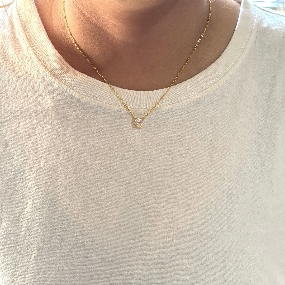 Other Adjustable Chain CZ Cubic Zirconia Pendant Necklace Size ONE SIZE - 8 Thumbnail