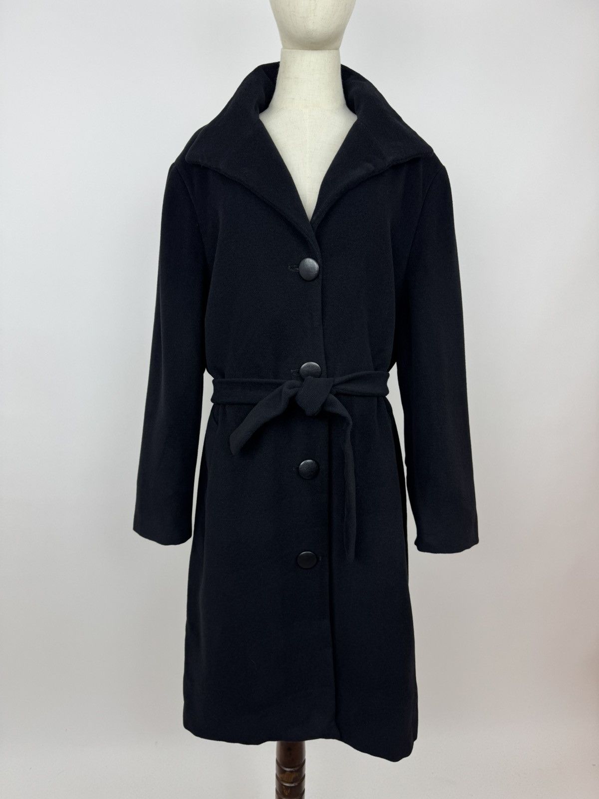 Marella Marella Wool / Angora Belted Coat Womens Size US14 F46 Size XL / US 12-14 / IT 48-50 - 1 Thumbnail