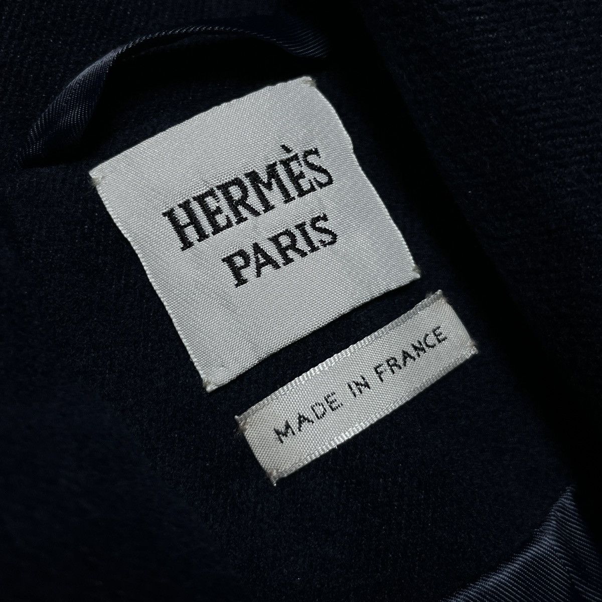 Hermes Hermes Navy Blue Pea Coat Size US M / EU 48-50 / 2 - 3 Thumbnail