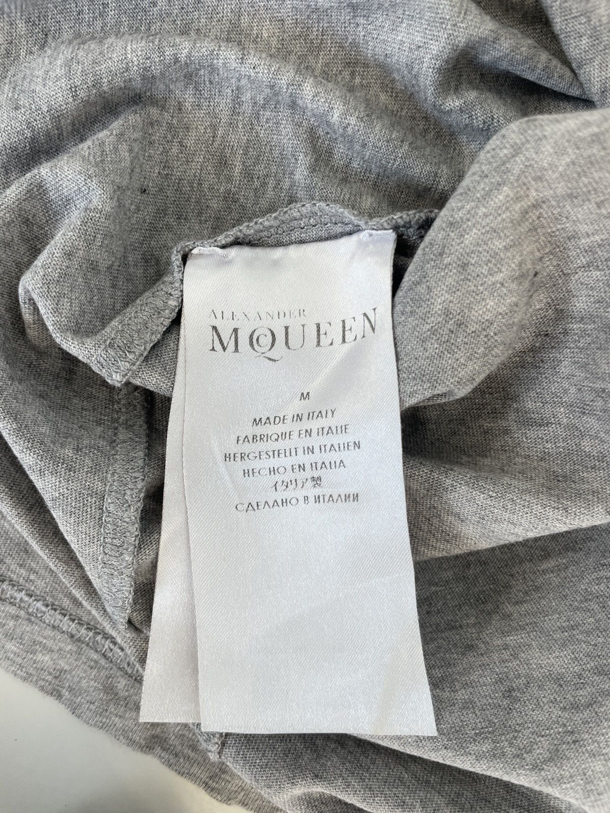 Alexander McQueen Alexander McQueen grey t-shirt skull Size US M / EU 48-50 / 2 - 4 Thumbnail