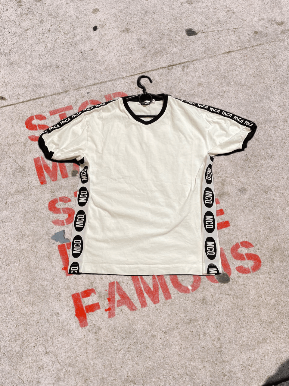 MCQ White T-Shirt Print Size M MCQ Logo Streetwear Size US M / EU 48-50 / 2 - 1 Thumbnail
