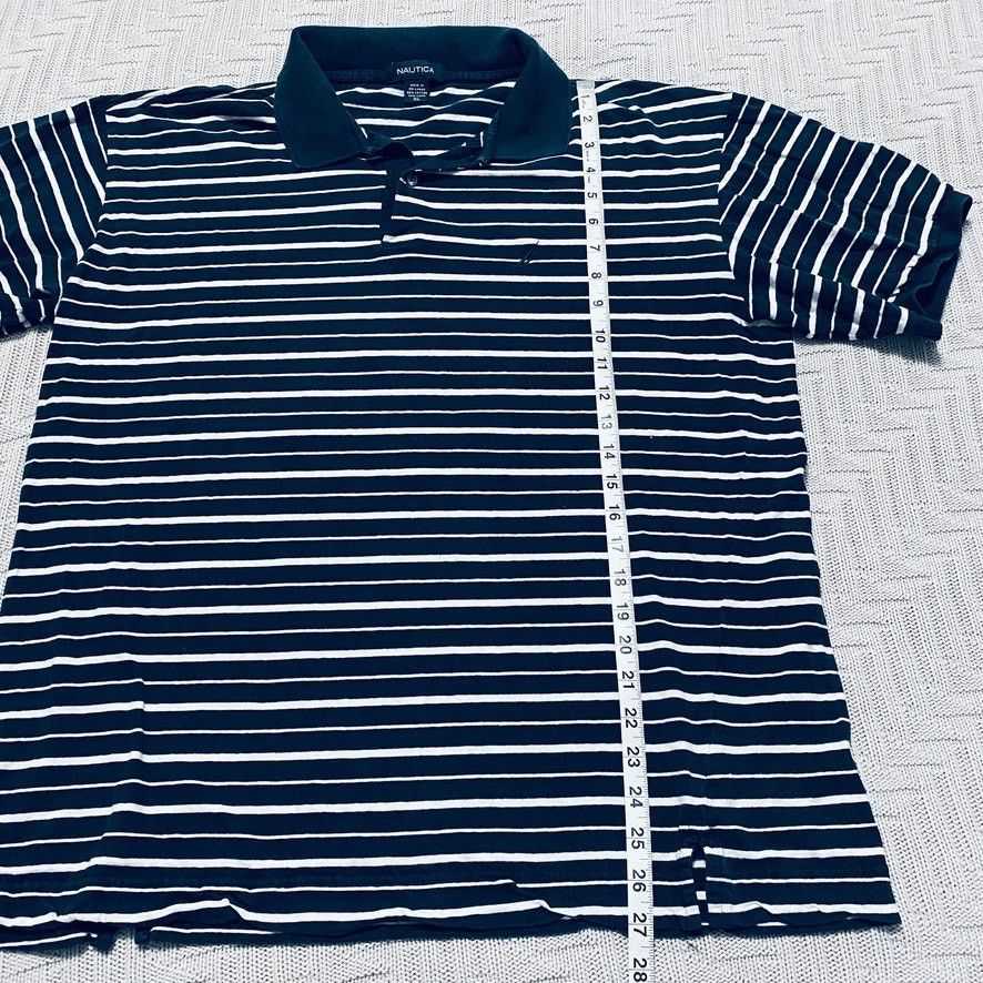 Nautica Nautica black striped polo Size US XL / EU 56 / 4 - 6 Thumbnail