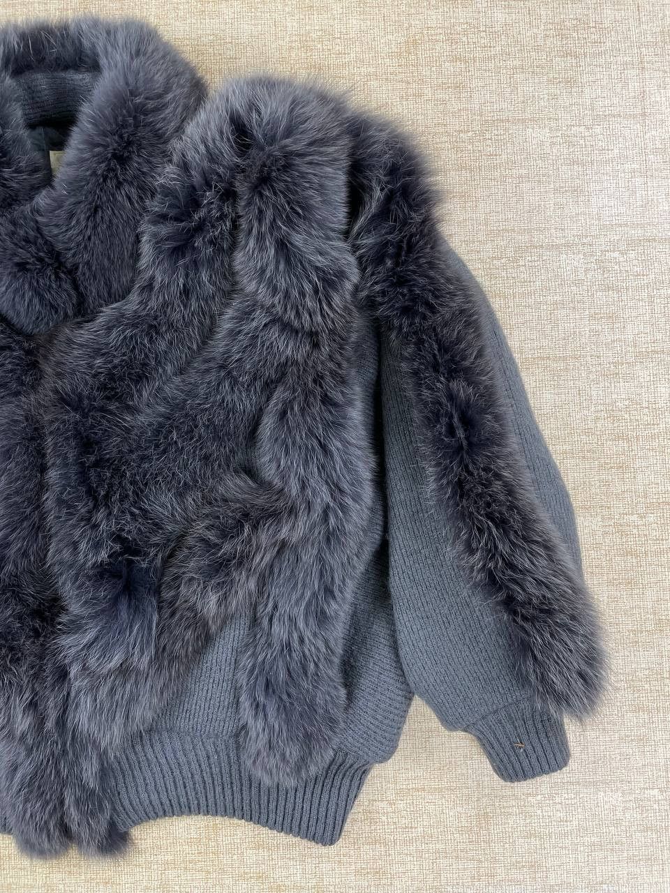Beauty Beast × Japanese Brand × Vintage Vintage JULIE LATOUR Woolen Trading Company Real Fur Knit Size M / US 6-8 / IT 42-44 - 4 Thumbnail