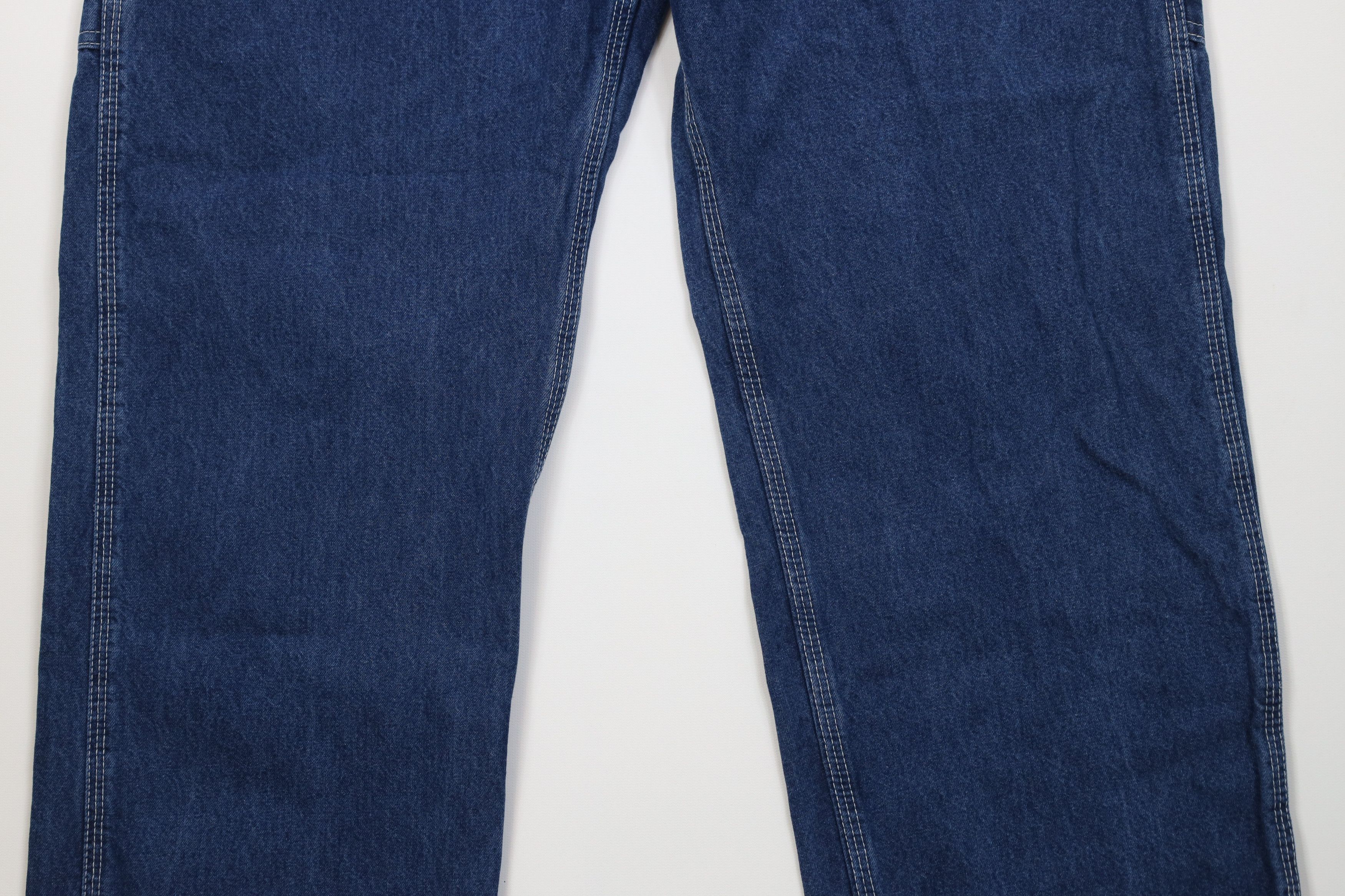 Carhartt Vintage 90s Carhartt Wide Leg Dungaree Denim Jeans Blue USA Size US 34 / EU 50 - 3 Thumbnail