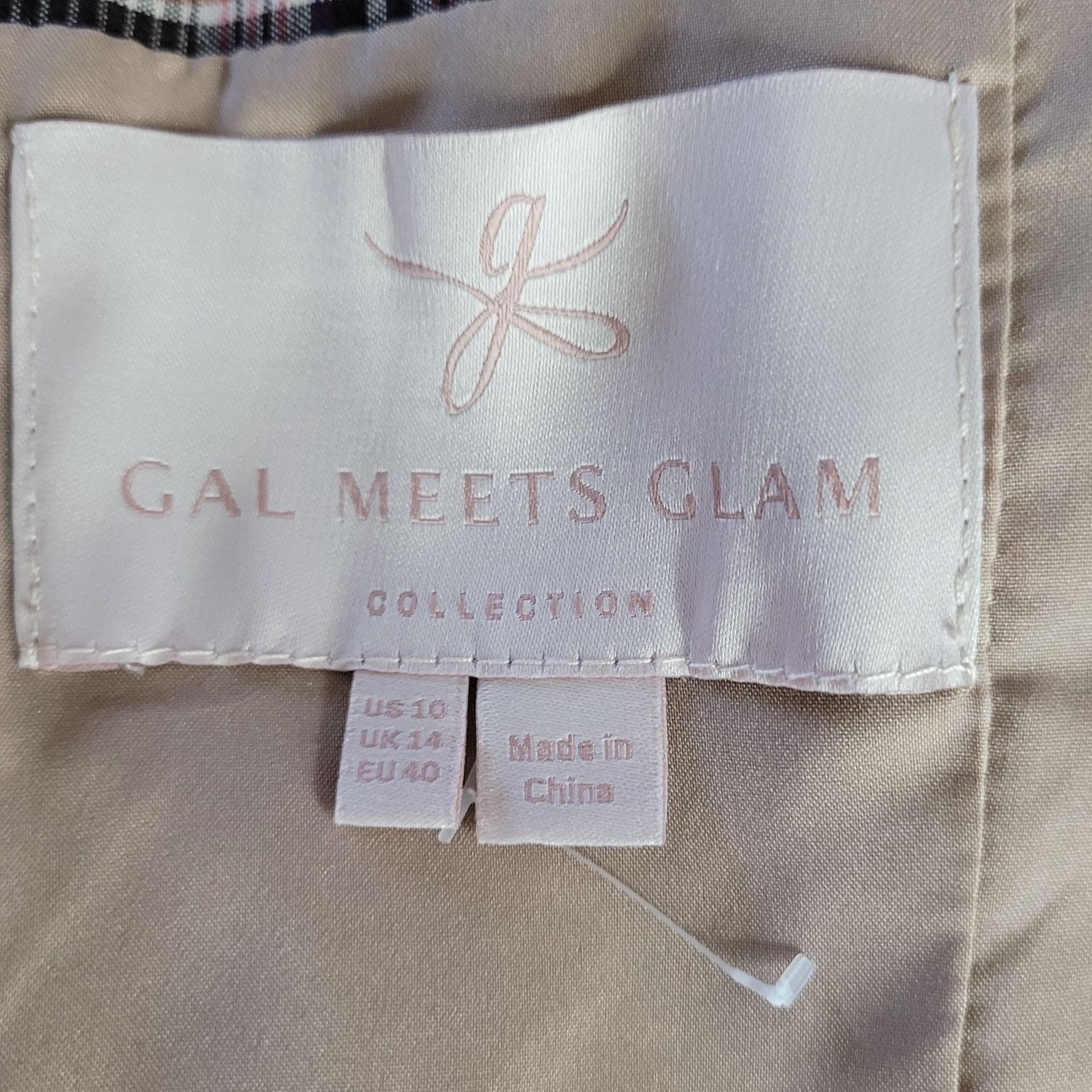 Other Gal Meets Glam Madison Tie Front Dress Sz 10 Pink Plaid Retr Size L / US 10 / IT 46 - 2 Thumbnail