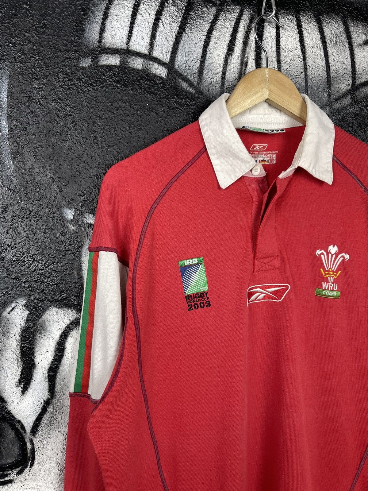Reebok Y2K Wales Reebok Rugby Jersey Shirt World Cup 2003 WRU Size US M / EU 48-50 / 2 - 4 Thumbnail