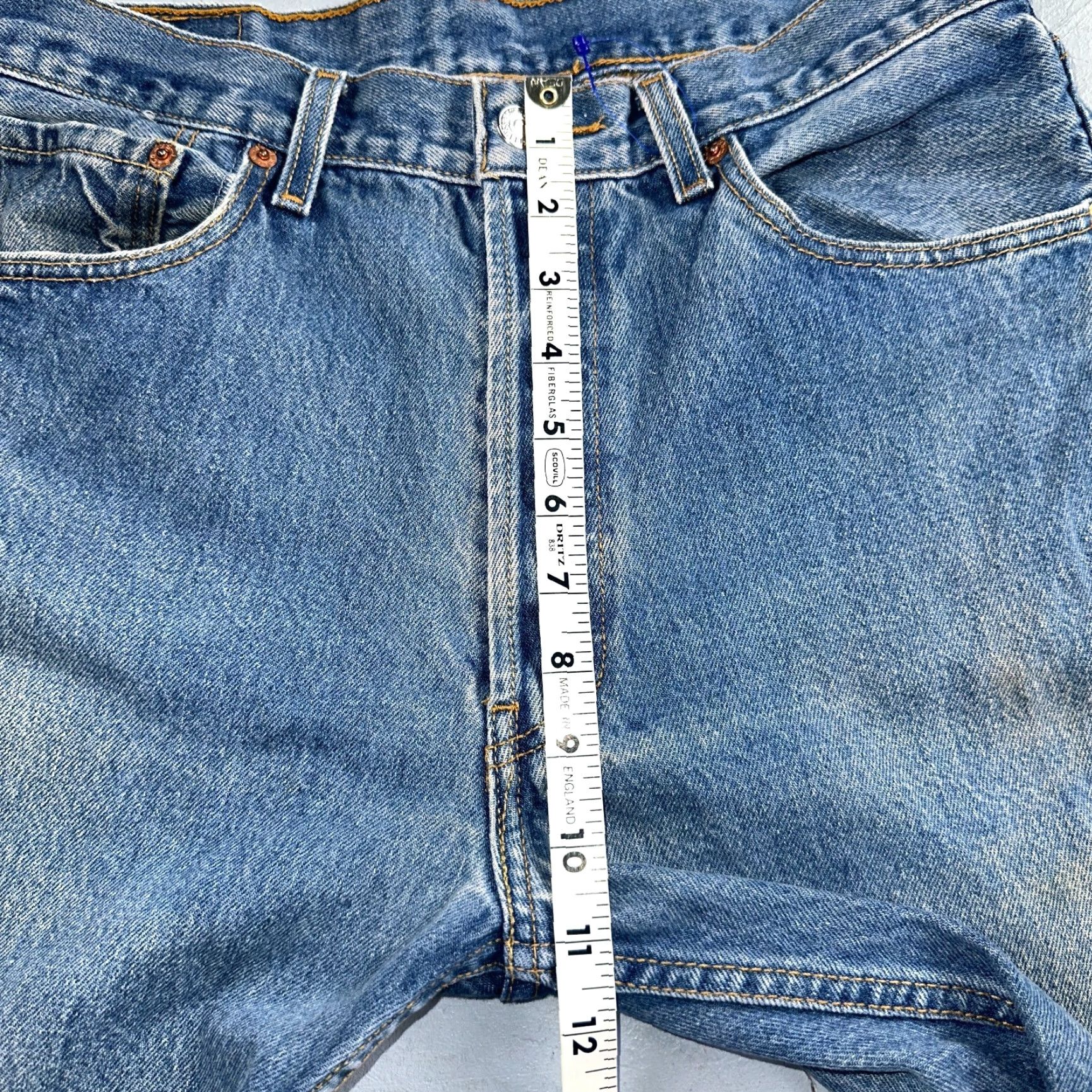 Levi's VINTAGE Levi's 501 Jeans Men 34x36 Blue 90s Straight Medium Wash 501 Series 90s Mens Jeans Size US 34 / EU 50 - 6 Thumbnail