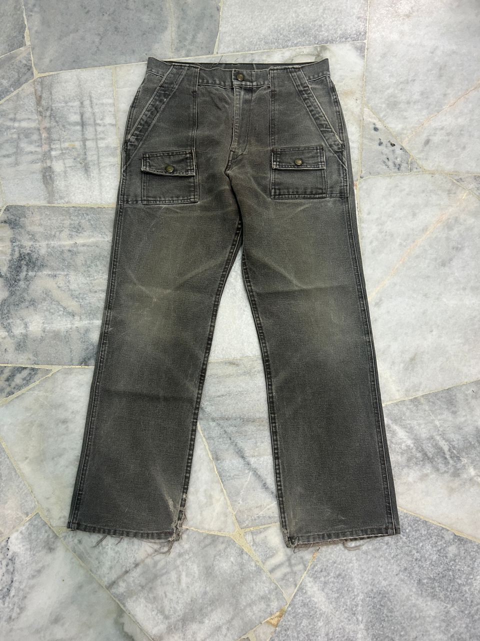 Japanese Brand Vintage Gung Ho "Baker" Fatigue Pants Size US 31 - 2 Thumbnail