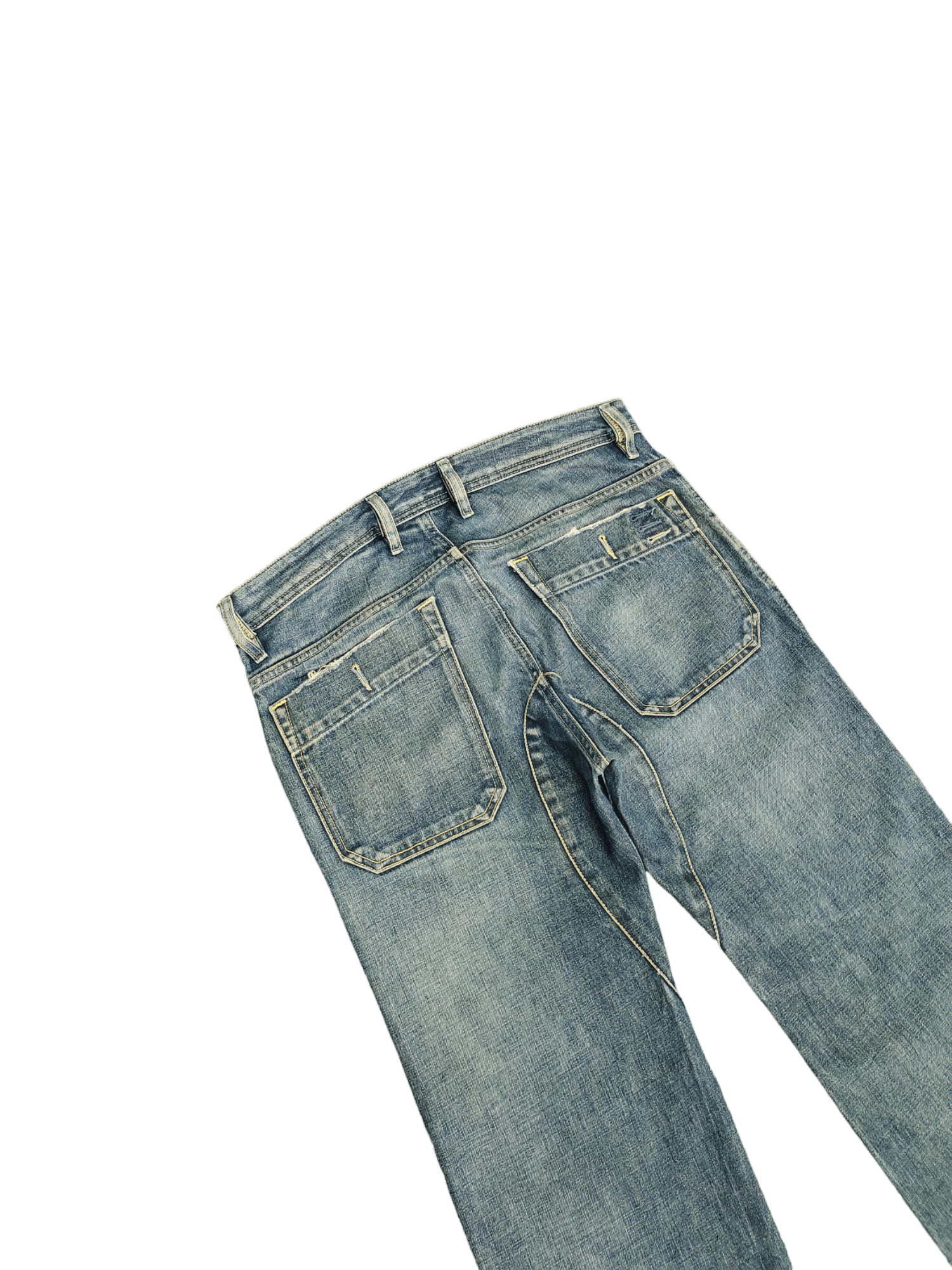 Diesel Wide Leg Jeans Diesel Clawmark Denim Loose Y2k Streetwear Size US 32 / EU 48 - 7 Thumbnail